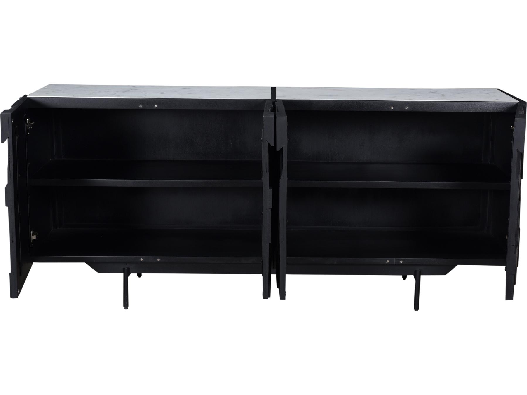 Moe's Home Kattan 72" Sideboard Black