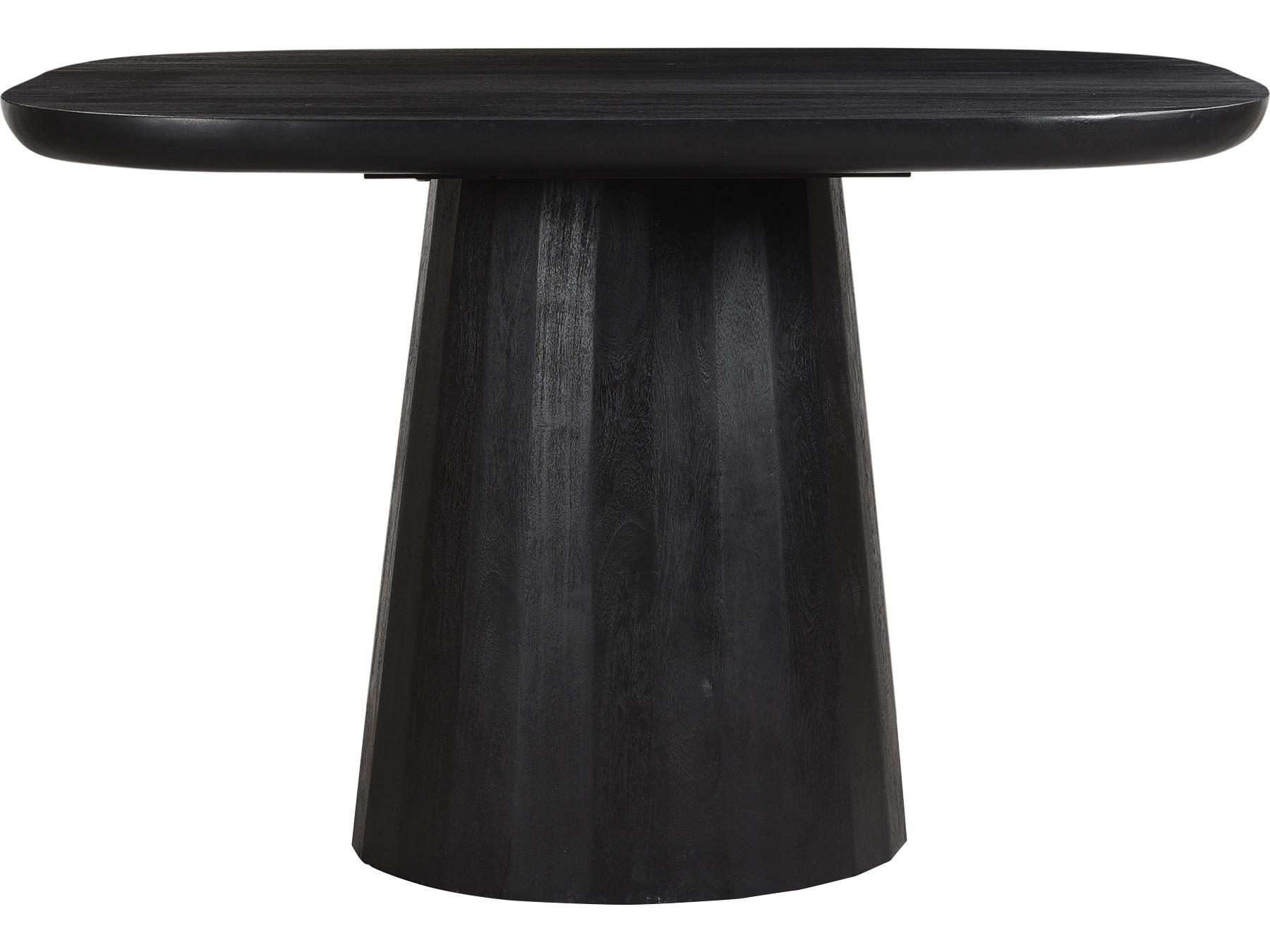 Moe's Home Freed Rectangular Wood Black Dining Table