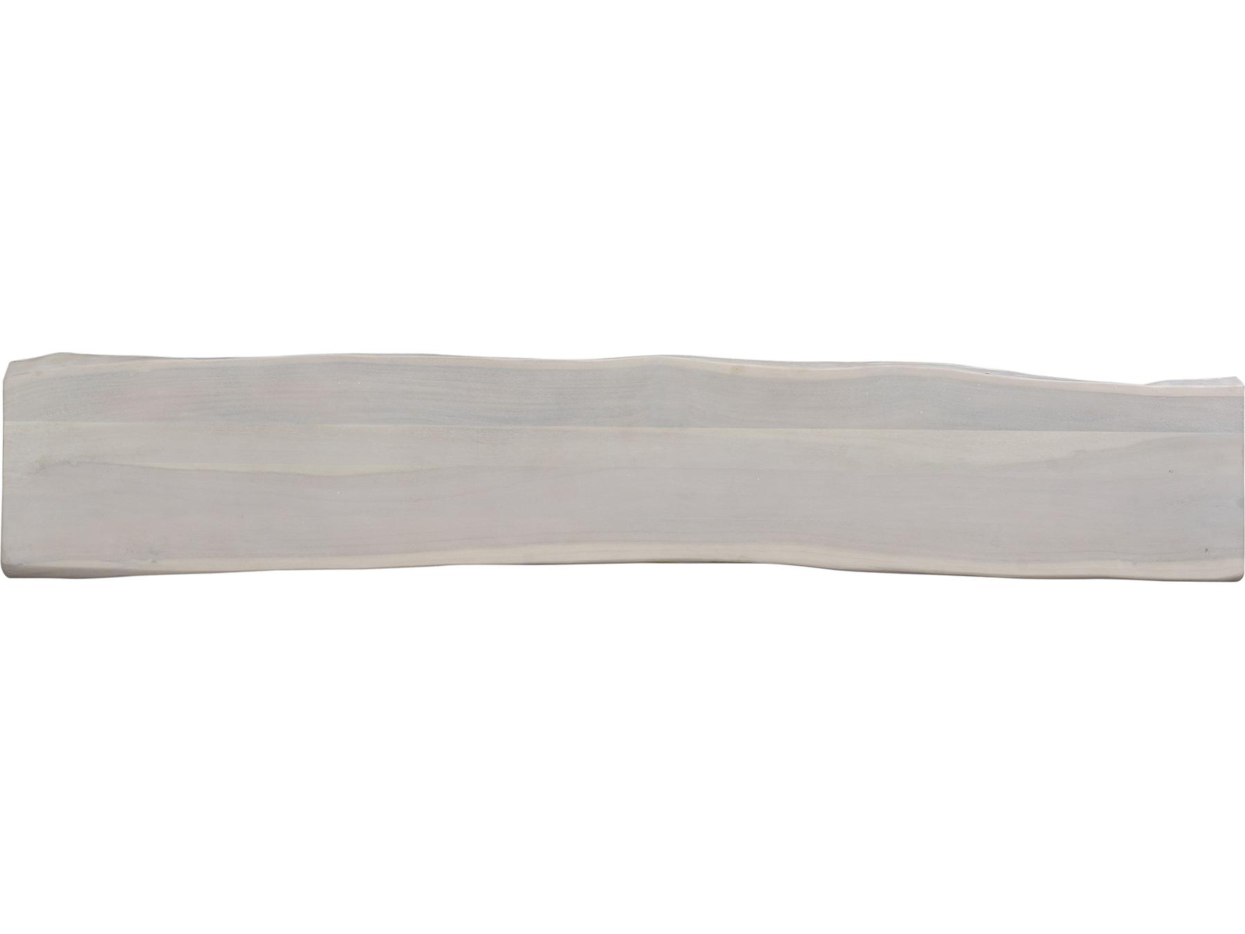 Moe's Home Evans Distressed Whitewashed Accent Bench