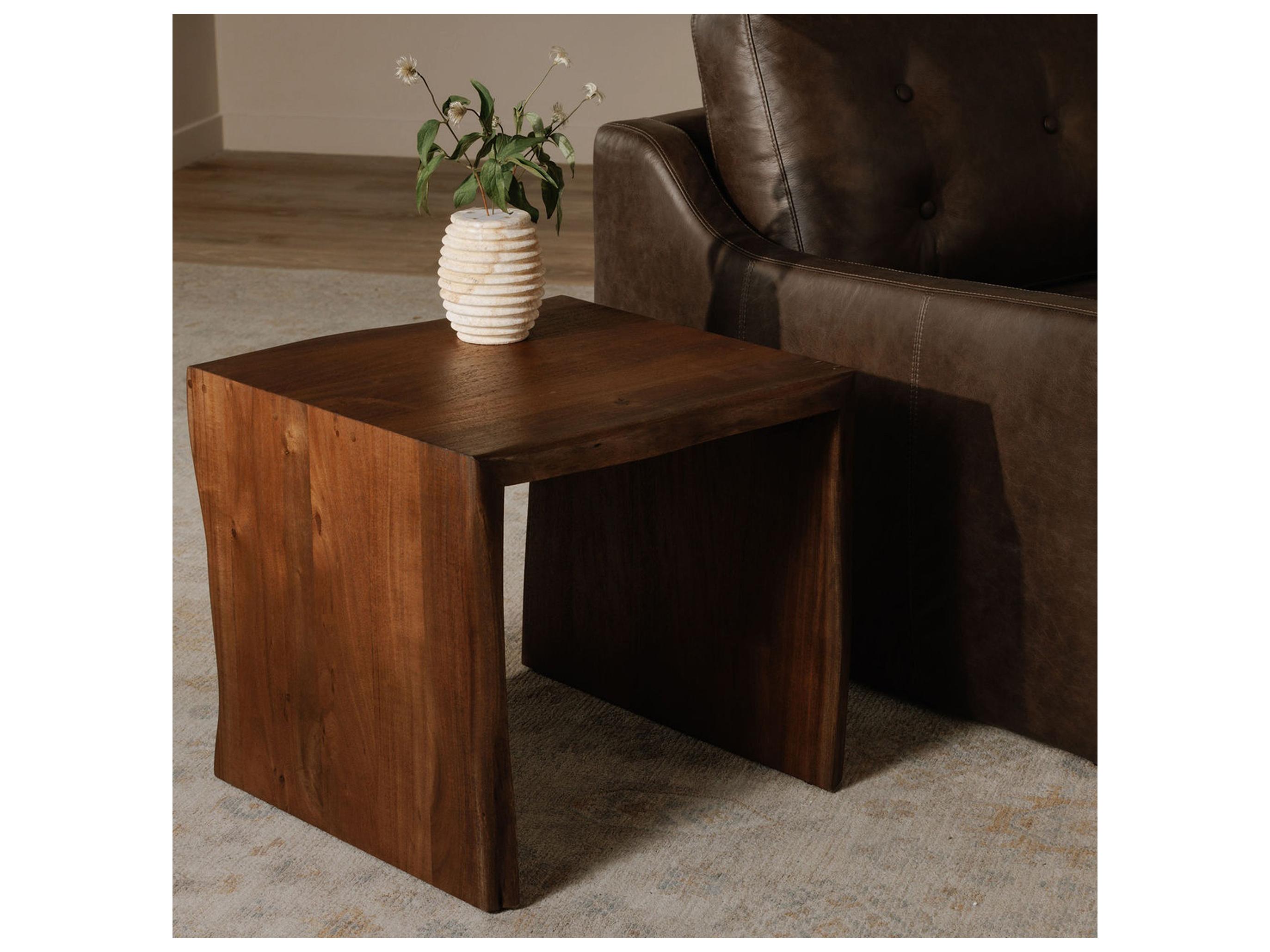 Moe's Home Tyrell Square Wood End Table