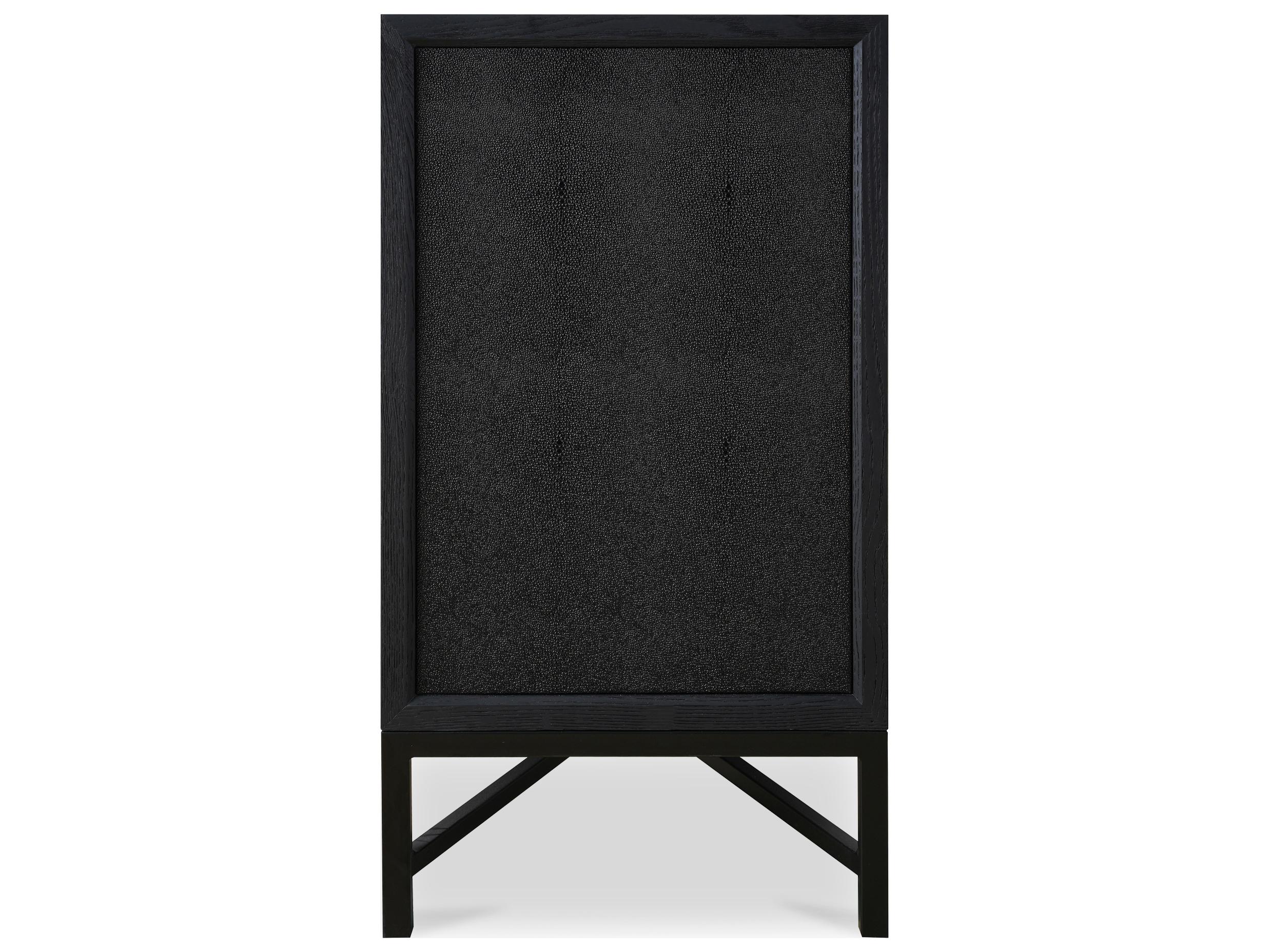 Moe's Home Mako 76" Oak Wood Black Sideboard