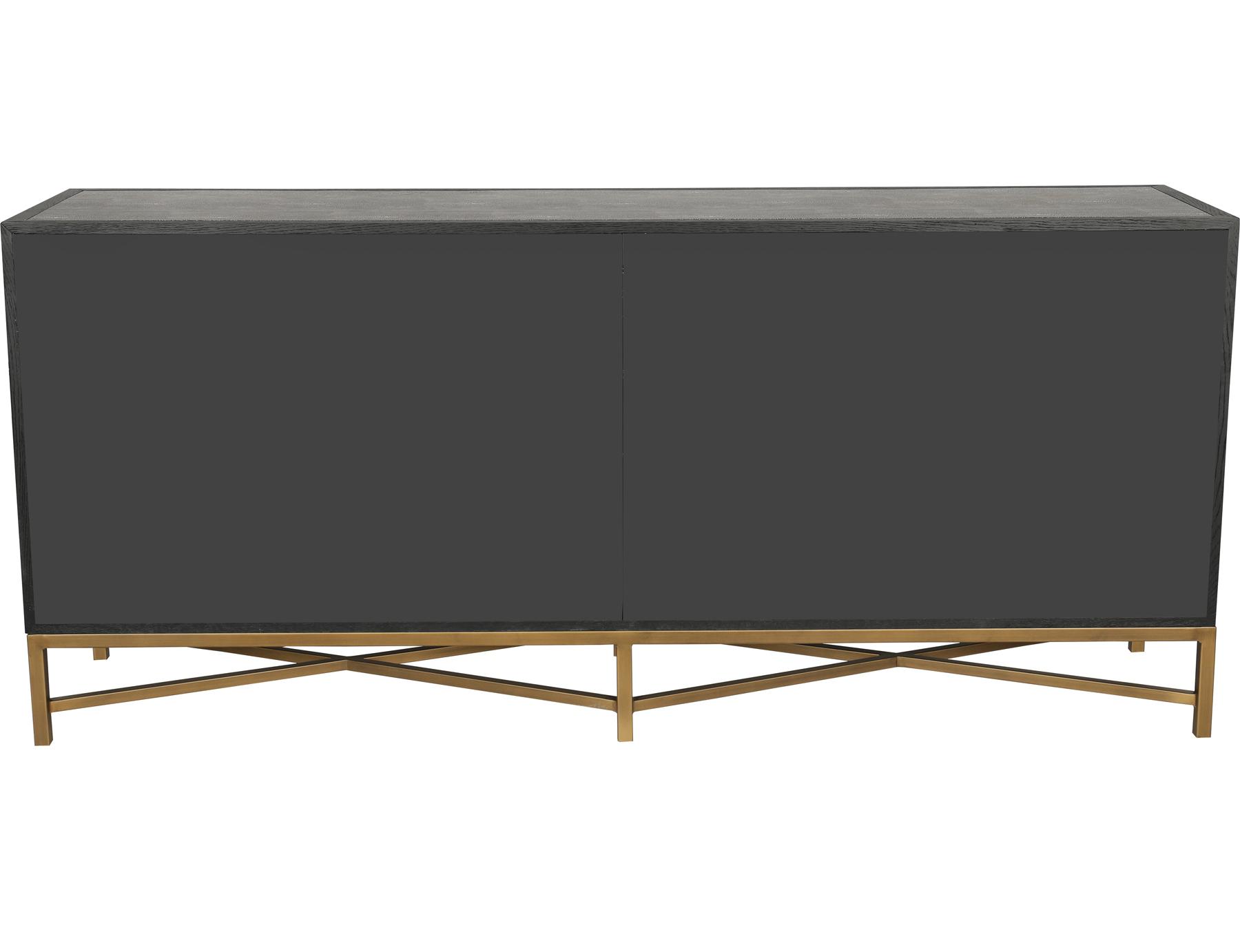 Moe's Home Mako 76" Oak Wood Grey Sideboard