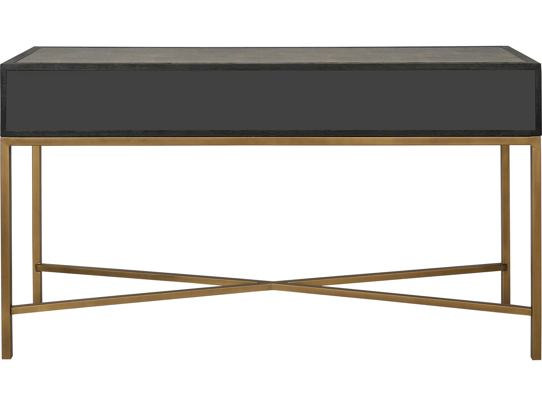 Moe's Home Mako Rectangular Wood Grey Console Table