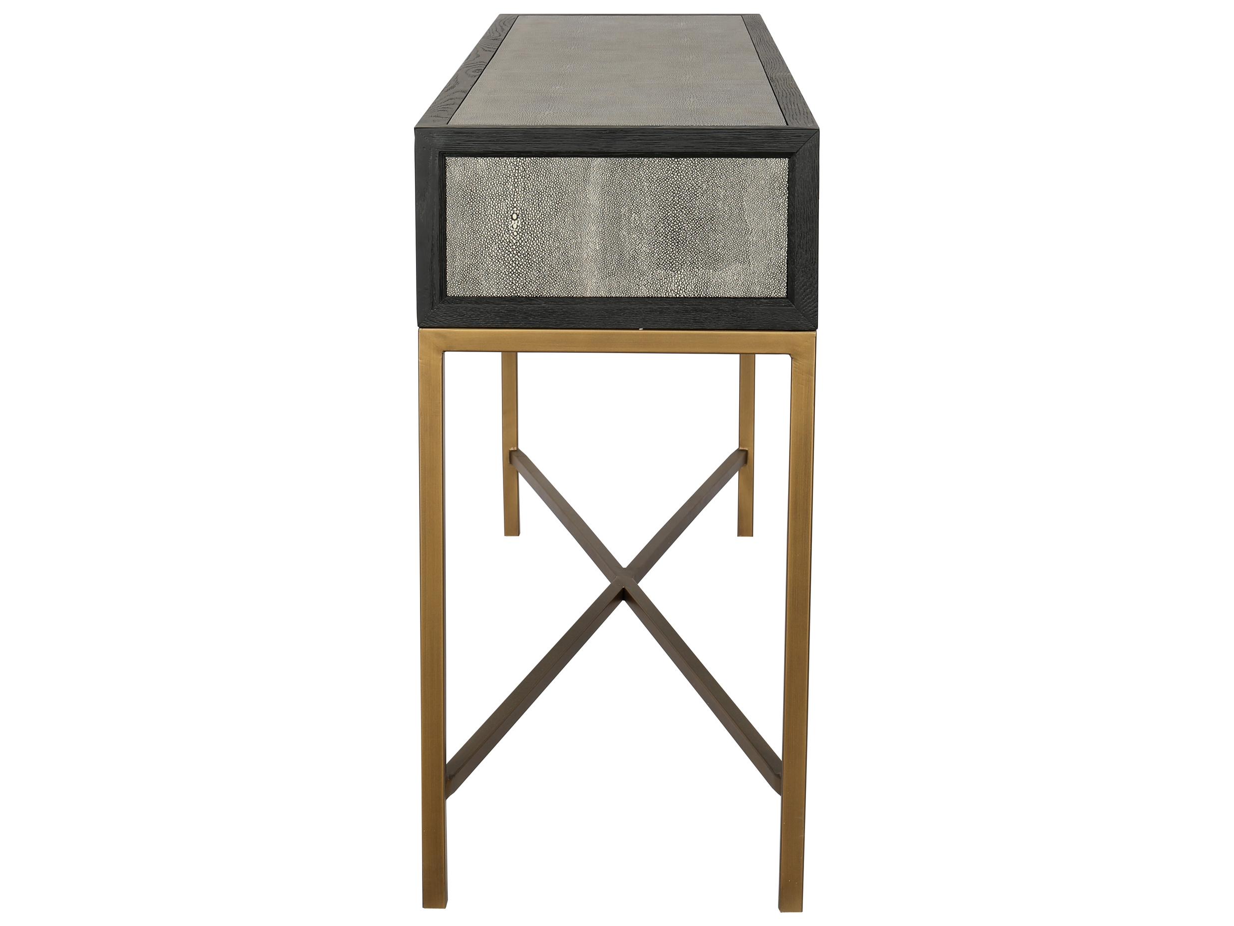 Moe's Home Mako Rectangular Wood Grey Console Table