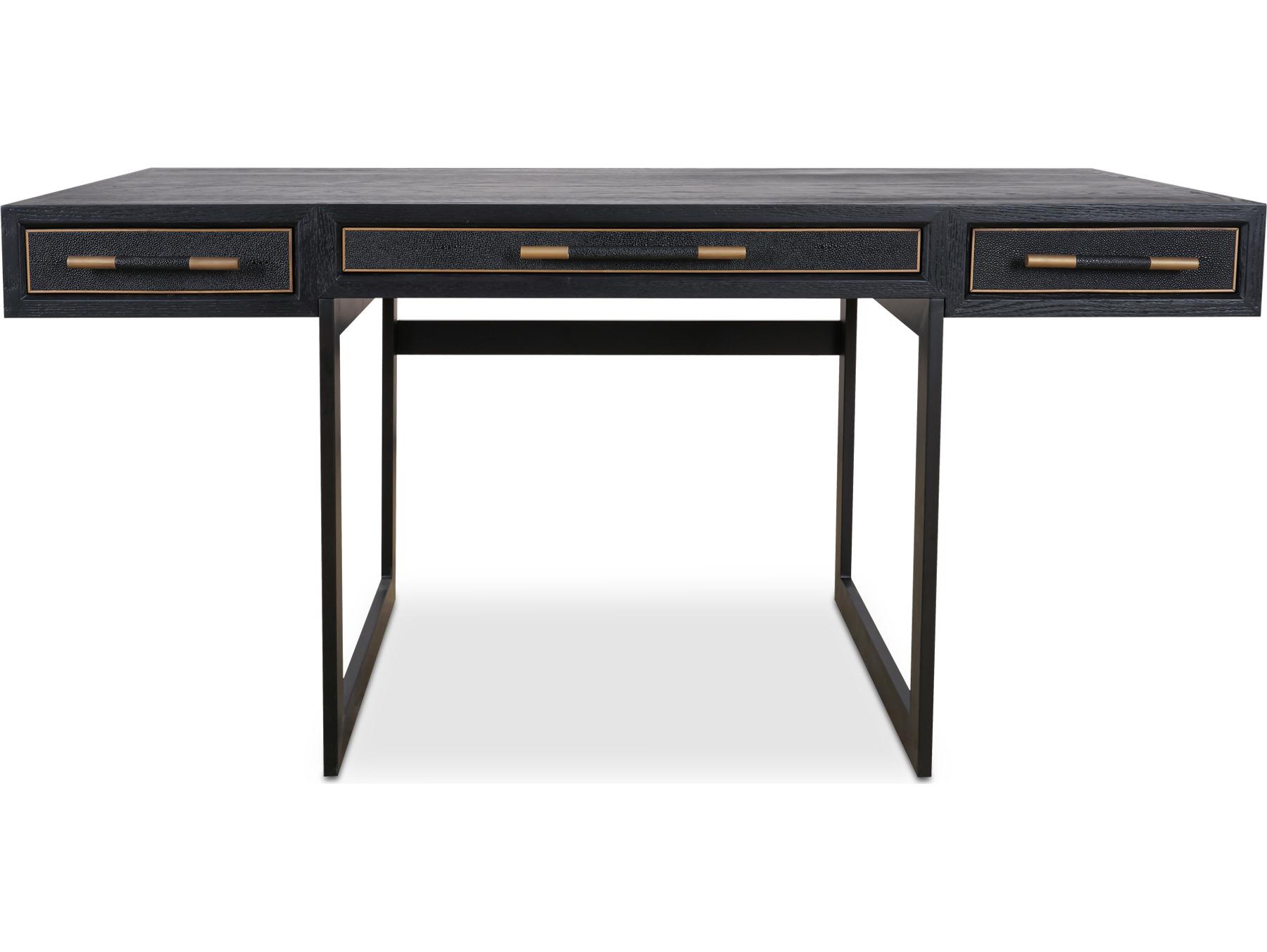 Moe's Home Mako Black Solid Wood Writing Desk