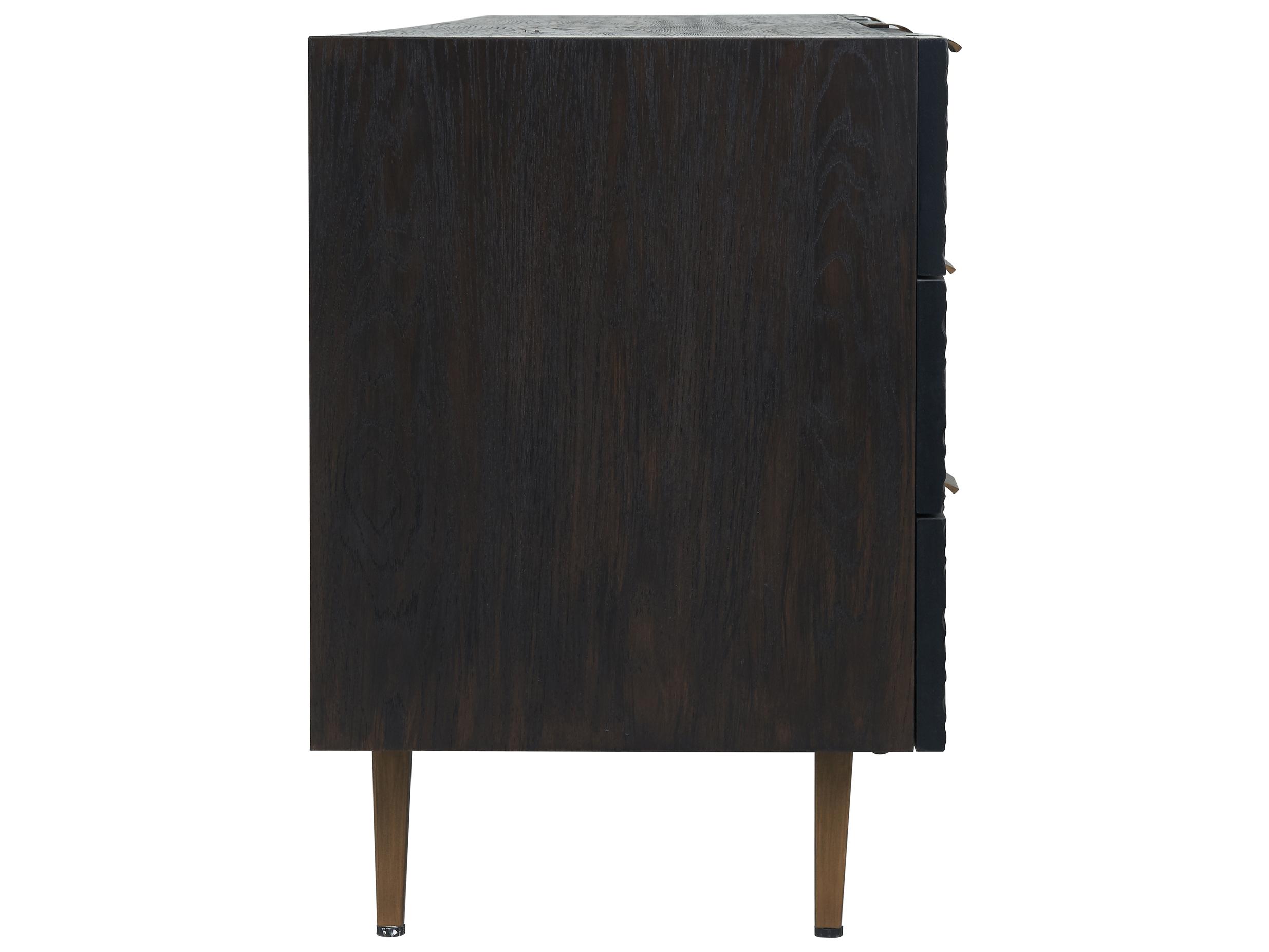 Moe's Home 79" Oak Wood Black Sideboard