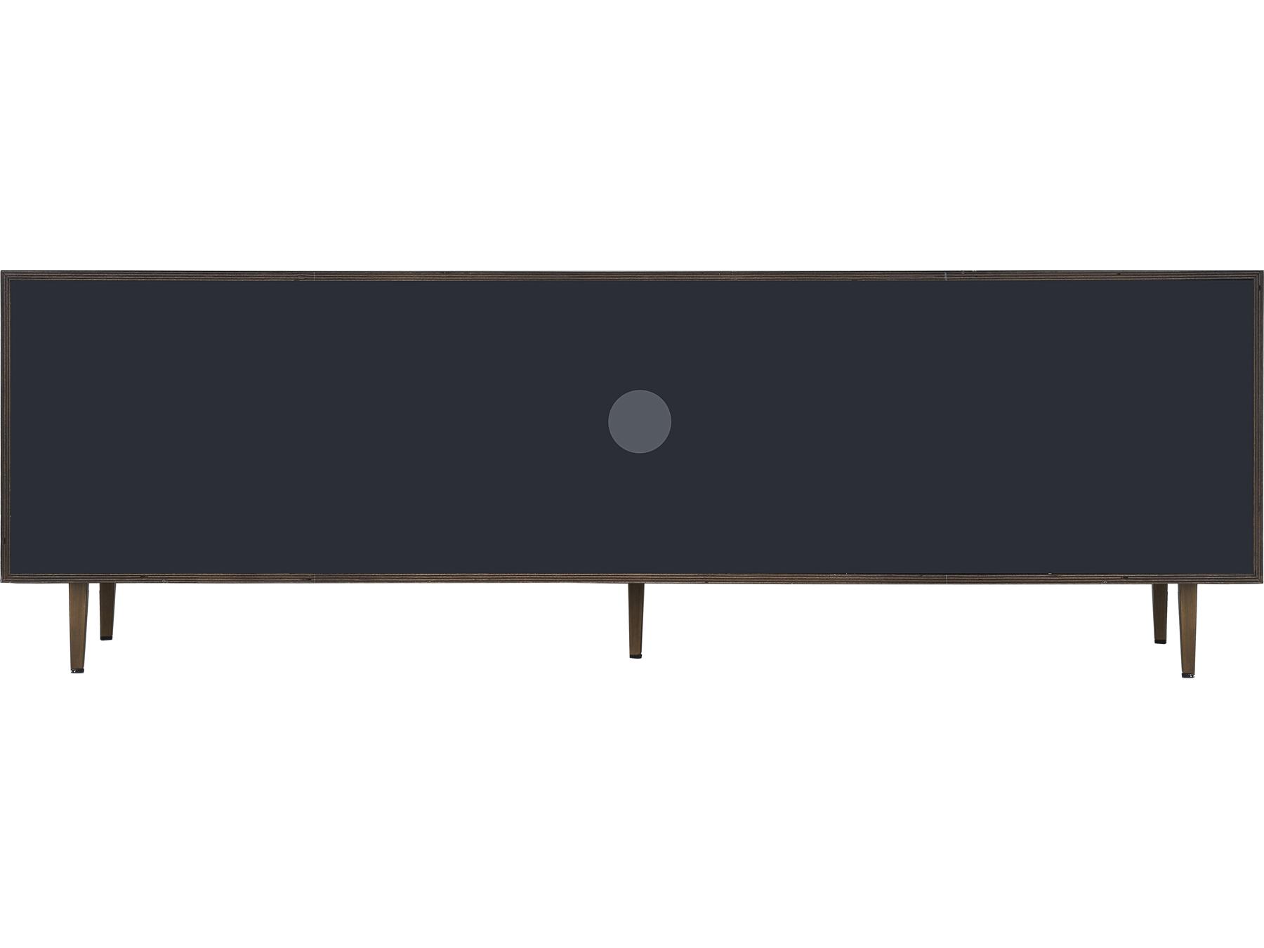 Moe's Home 79" Oak Wood Black Sideboard