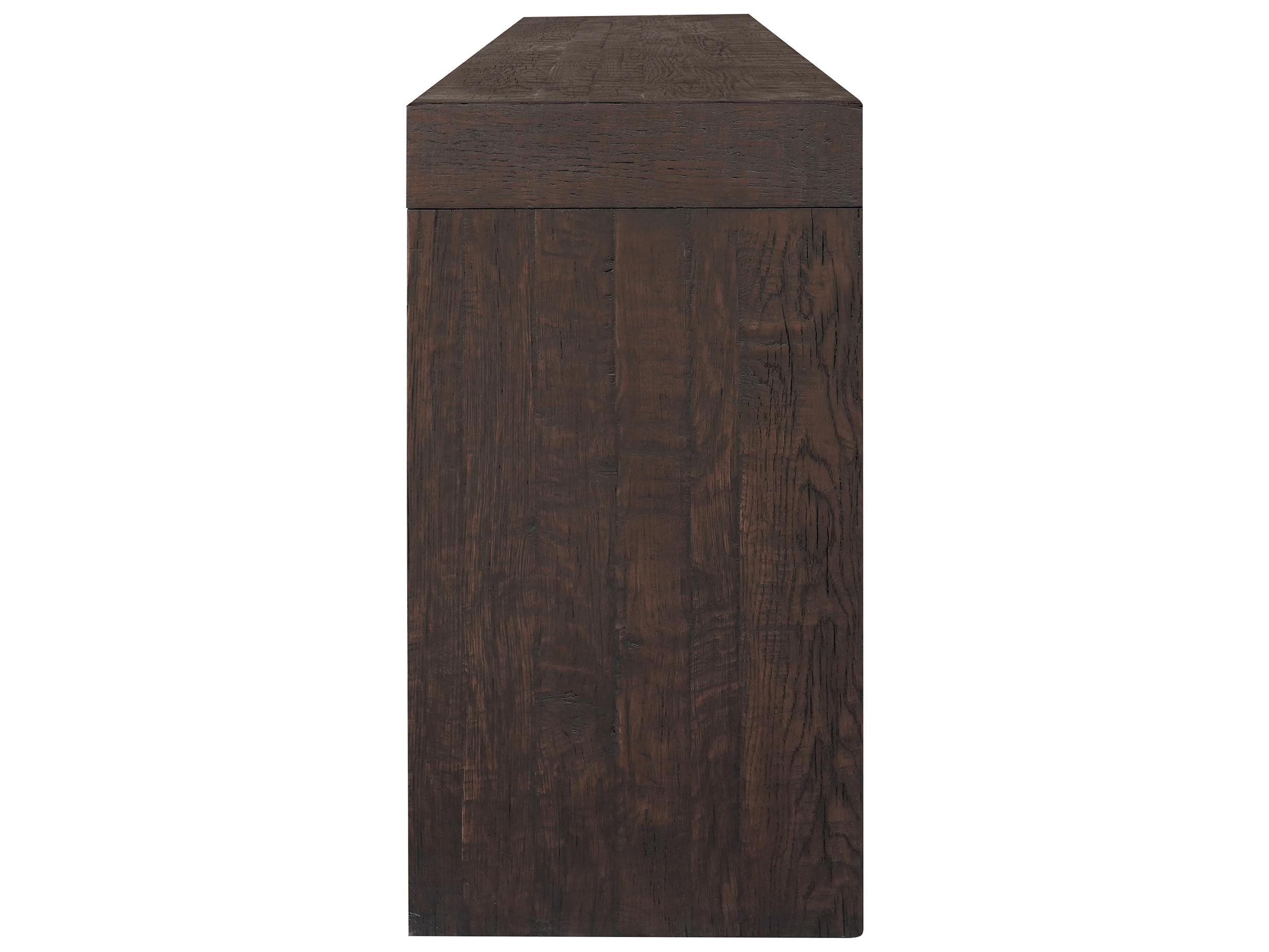 Moe's Home Evander Rectangular Wood Rustic Brown Console Table