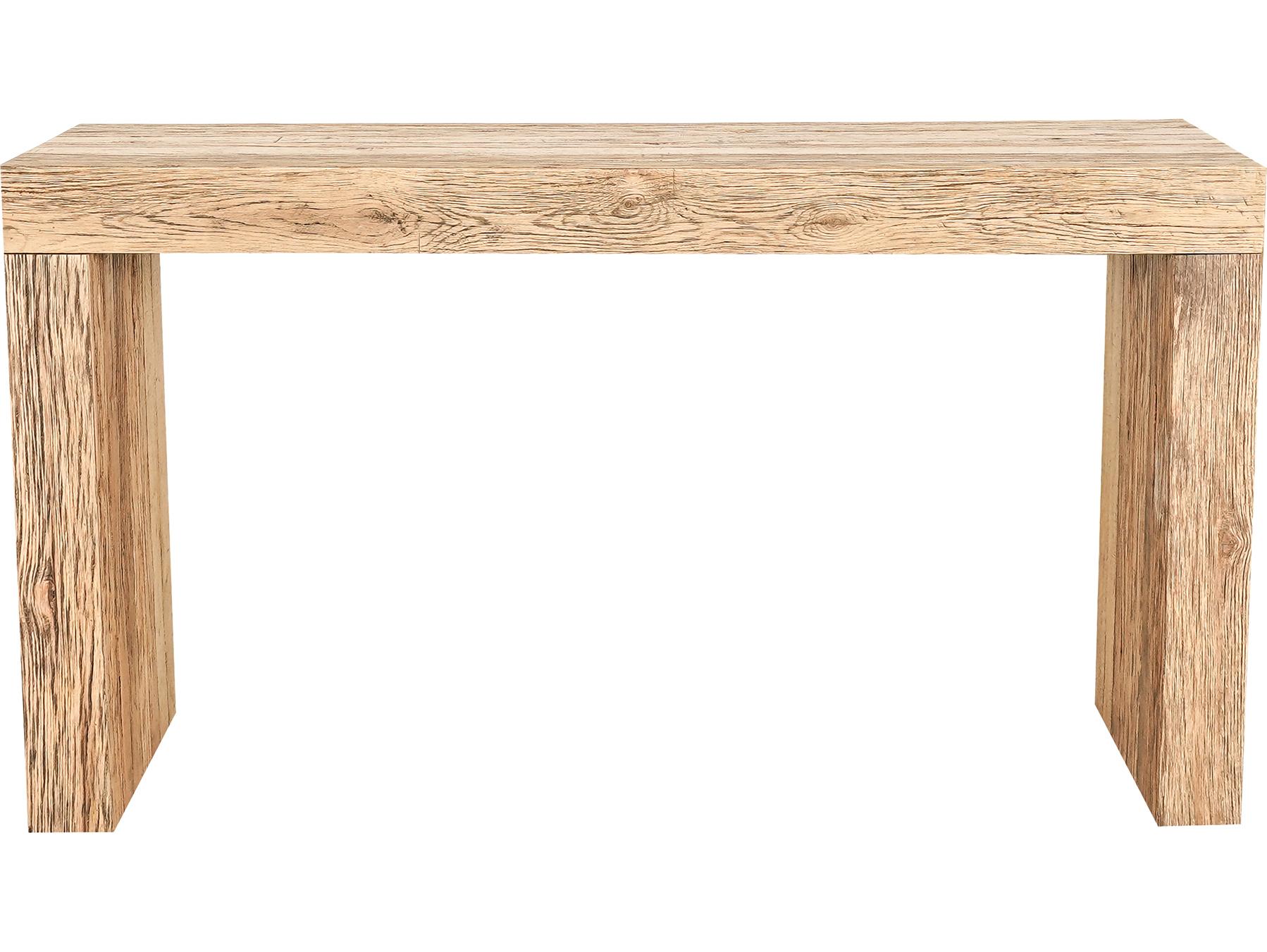 Moe's Home Evander Rectangular Wood Aged Oak Console Table