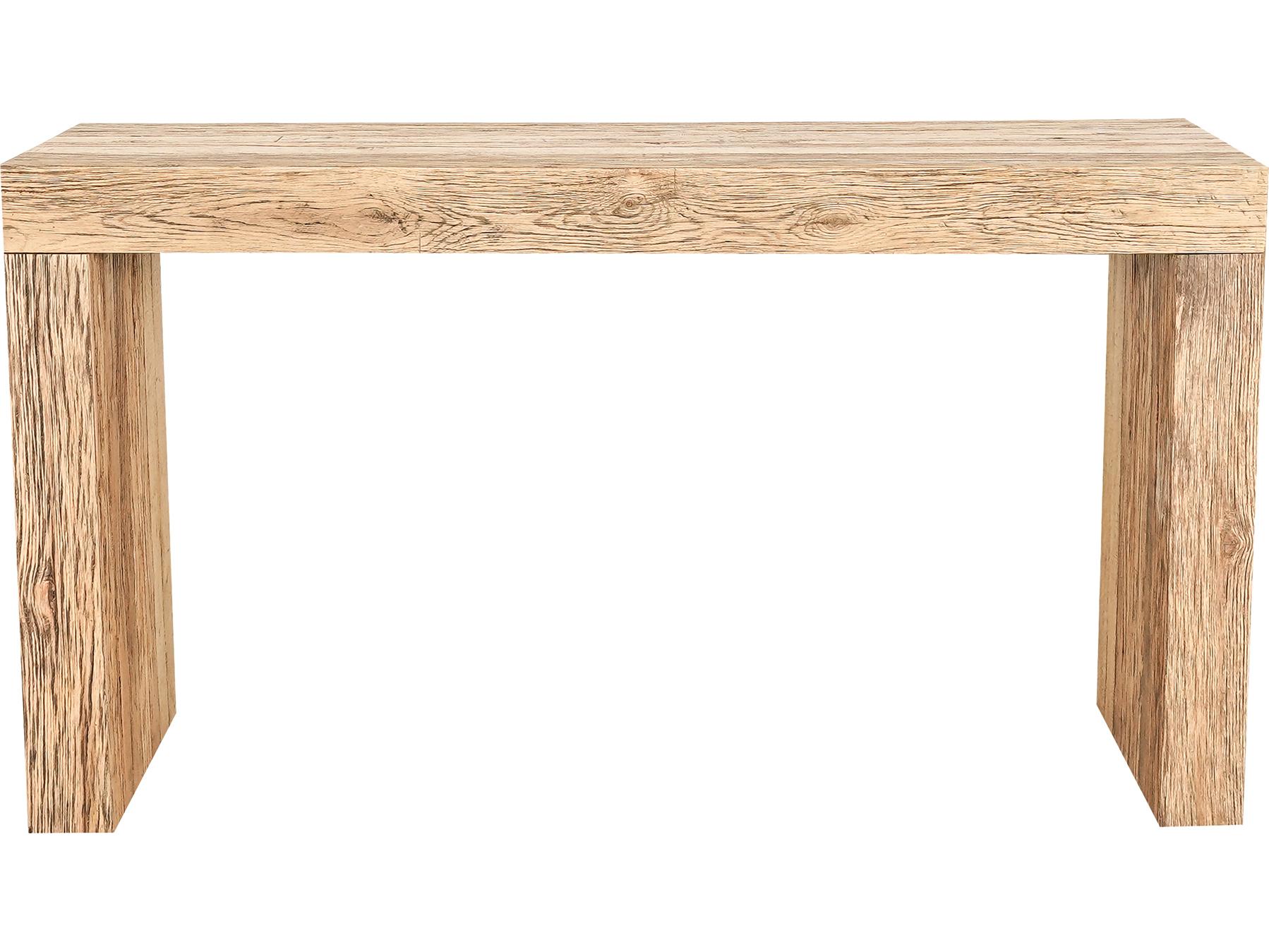 Moe's Home Evander Rectangular Wood Aged Oak Console Table
