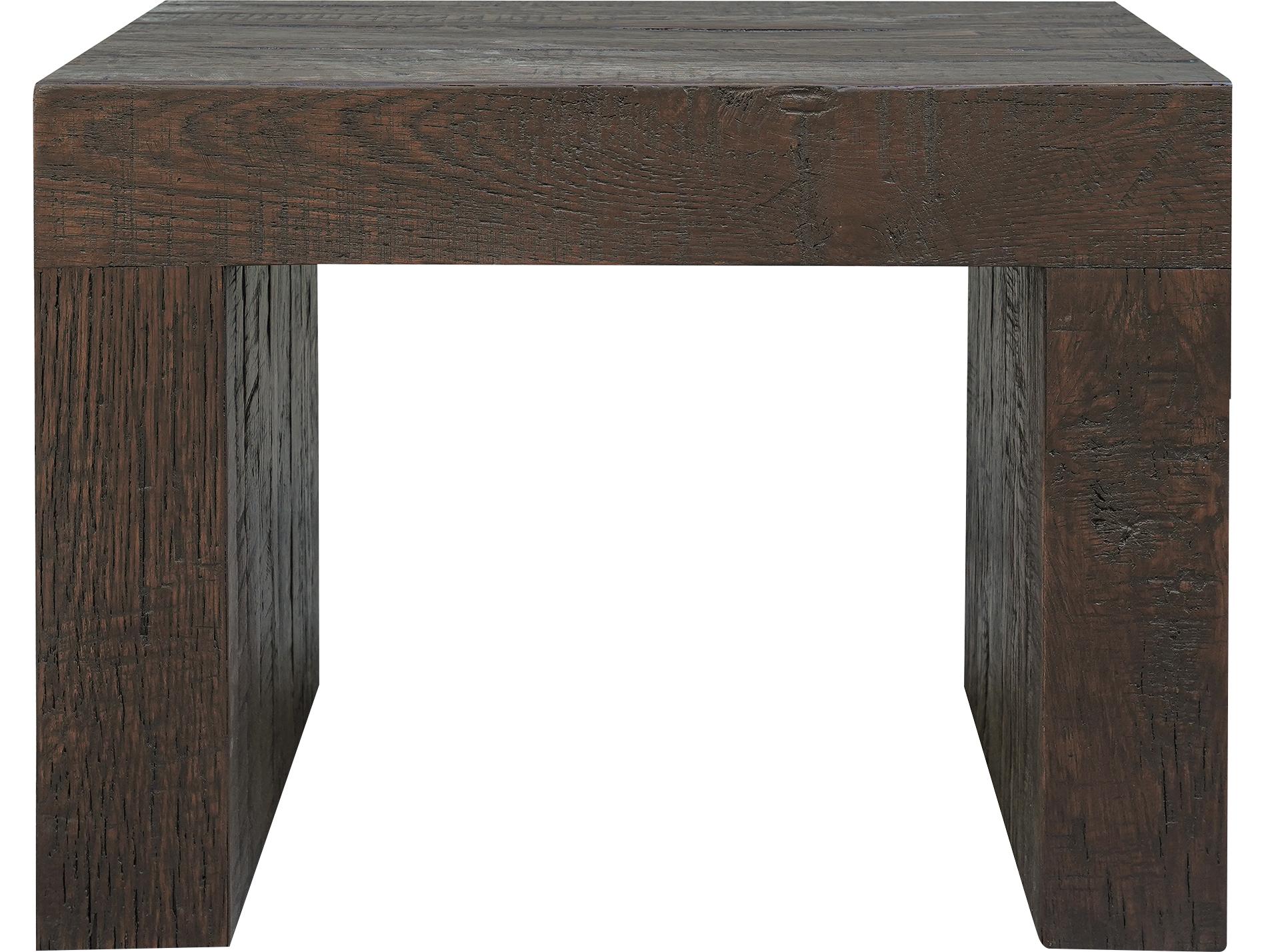 Moe's Home Evander Rustic Brown Dining Stool