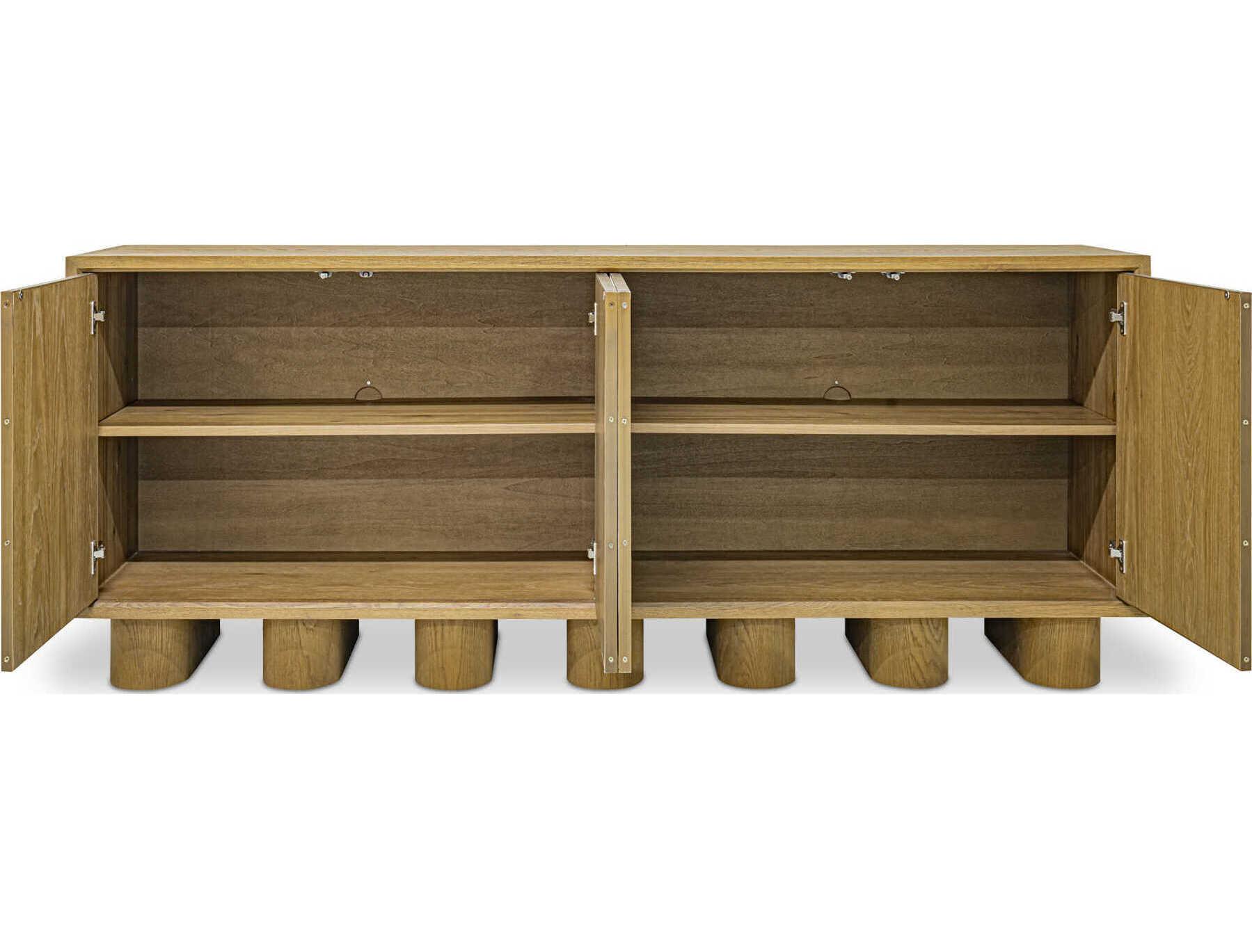 Moe's Home Marcelle 80" Oak Wood Natural Sideboard