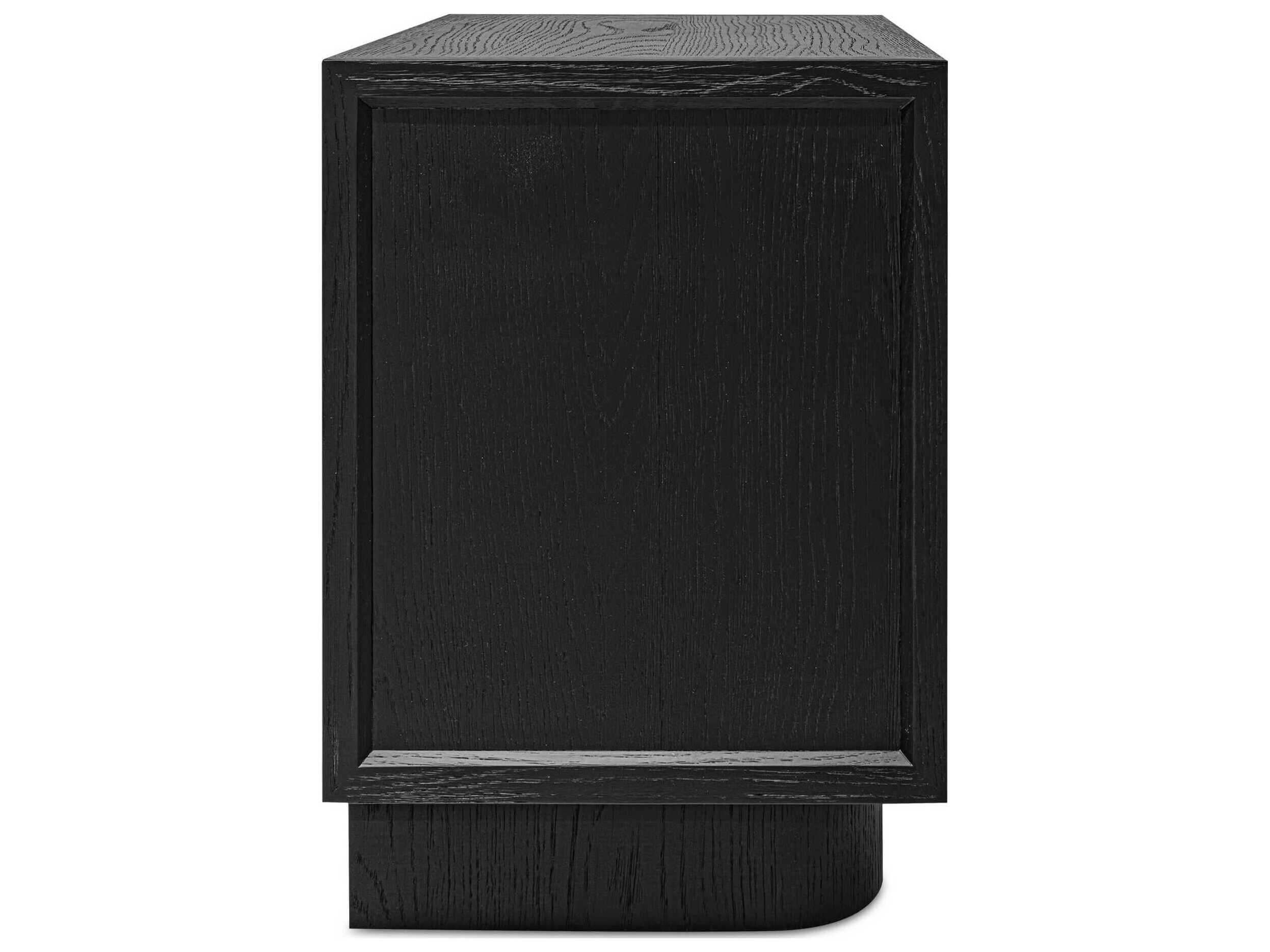 Moe's Home Marcelle 2-Drawers Oak Wood Nightstand