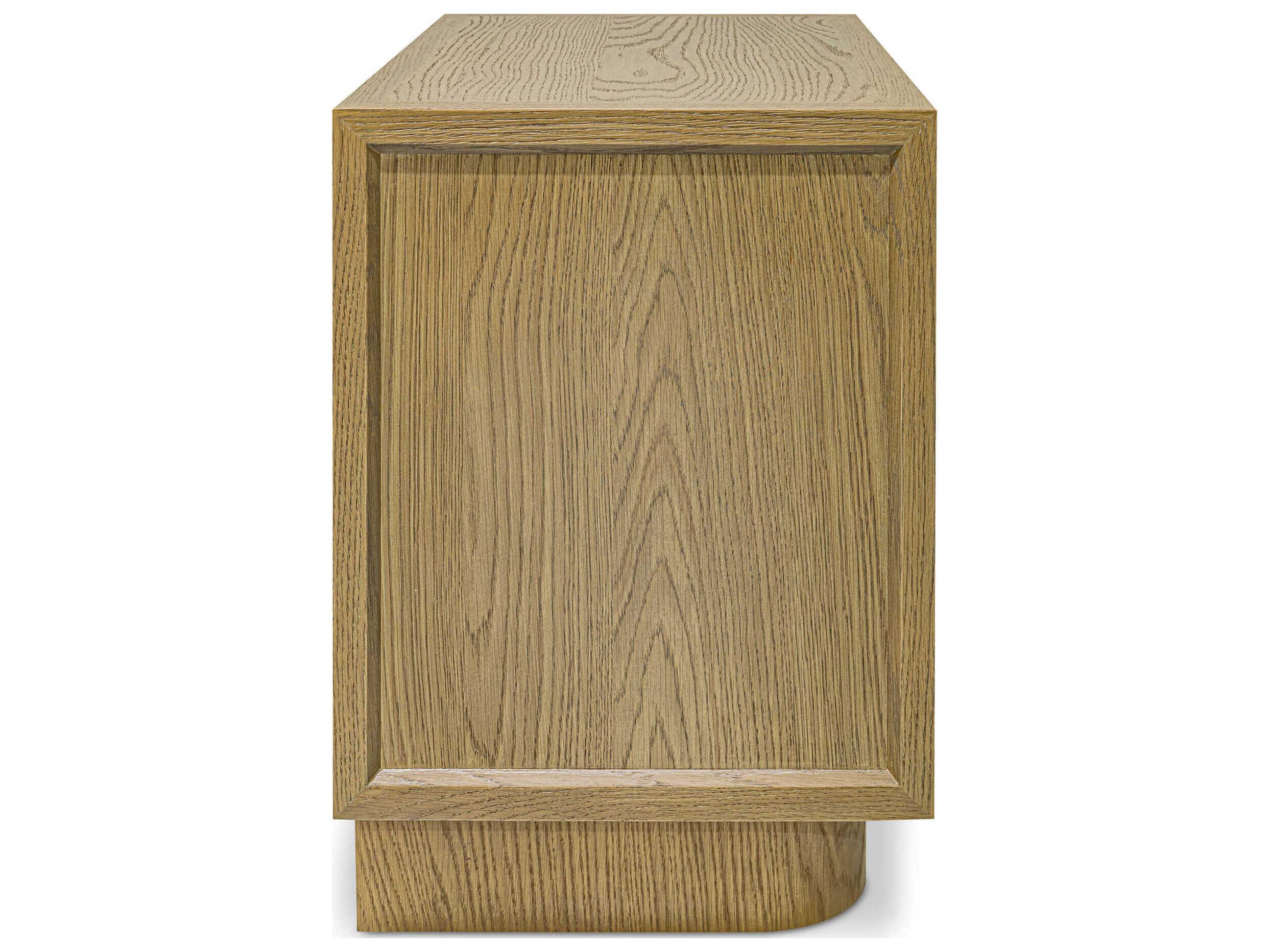 Moe's Home Marcelle 2-Drawers Oak Wood Nightstand