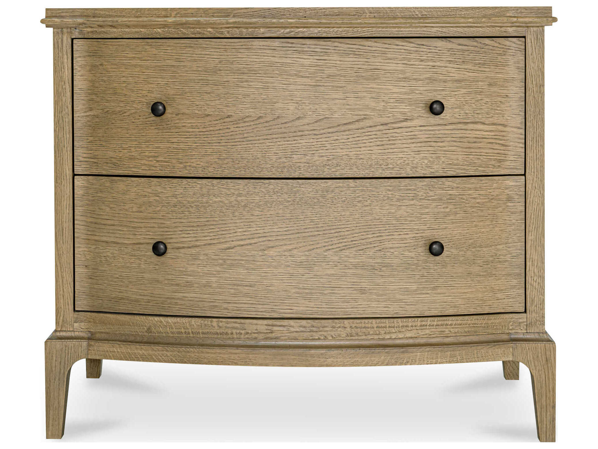Moe's Home Sadie 2-Drawers Oak Wood Nightstand
