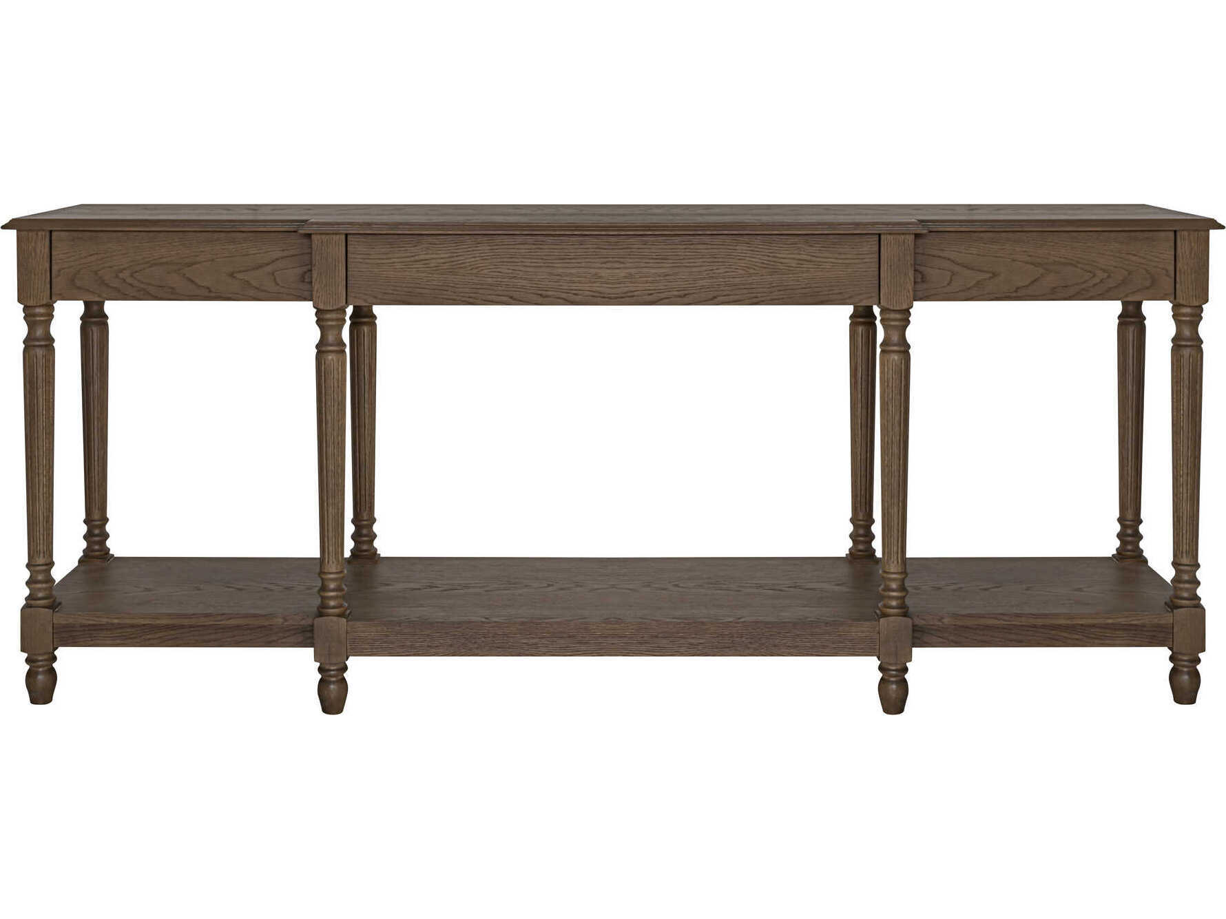 Moe's Home Martha Rectangular Wood Brown Console Table