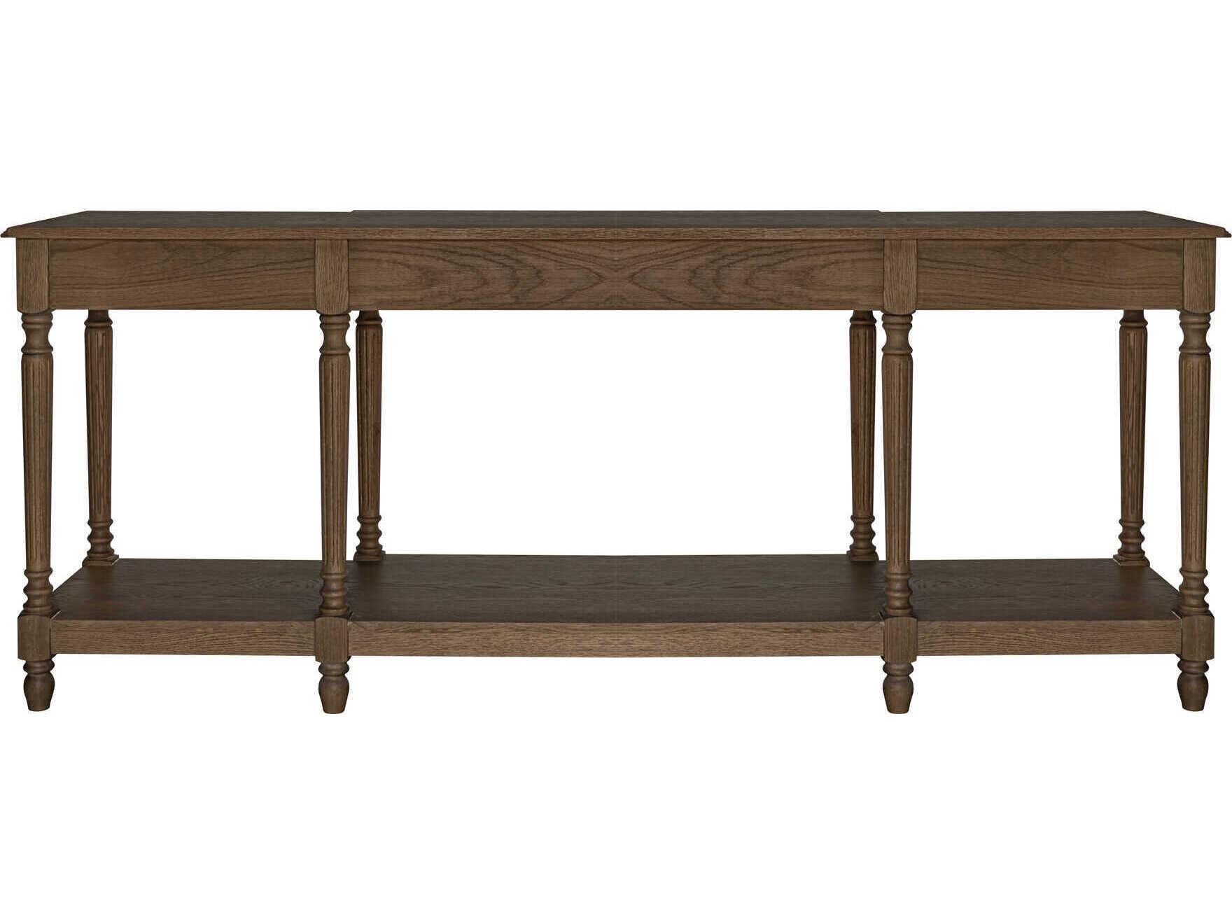 Moe's Home Martha Rectangular Wood Brown Console Table
