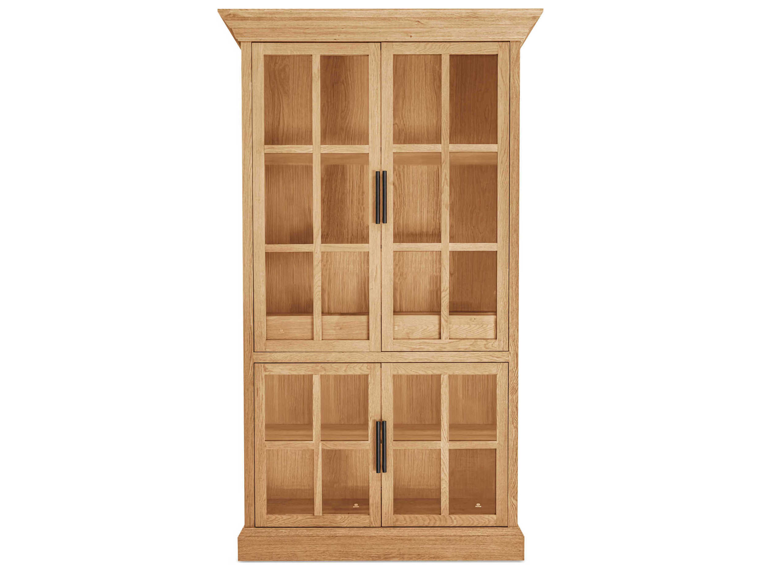 Moe's Home Raymond Oak Wood Natural Display Cabinet
