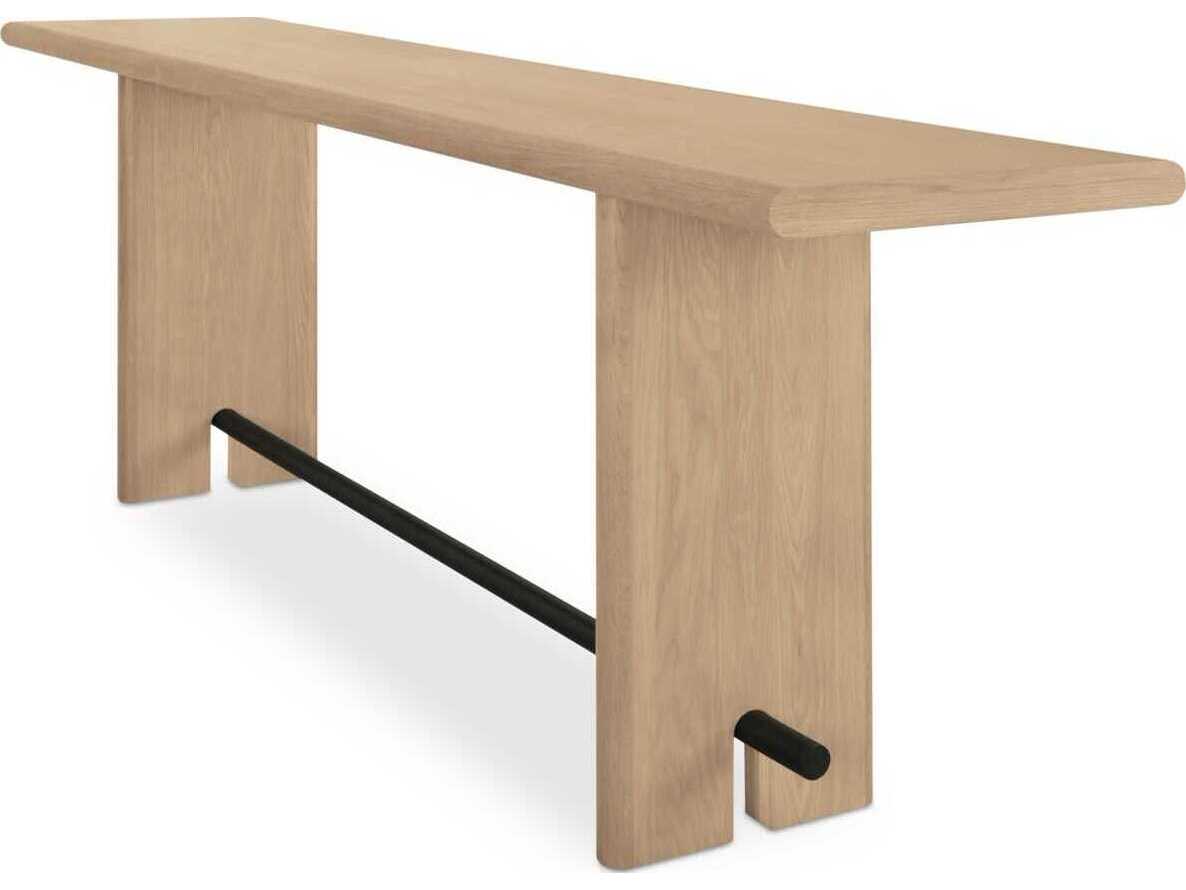 Moe's Home Madison Rectangular Wood Natural Oak Console Table