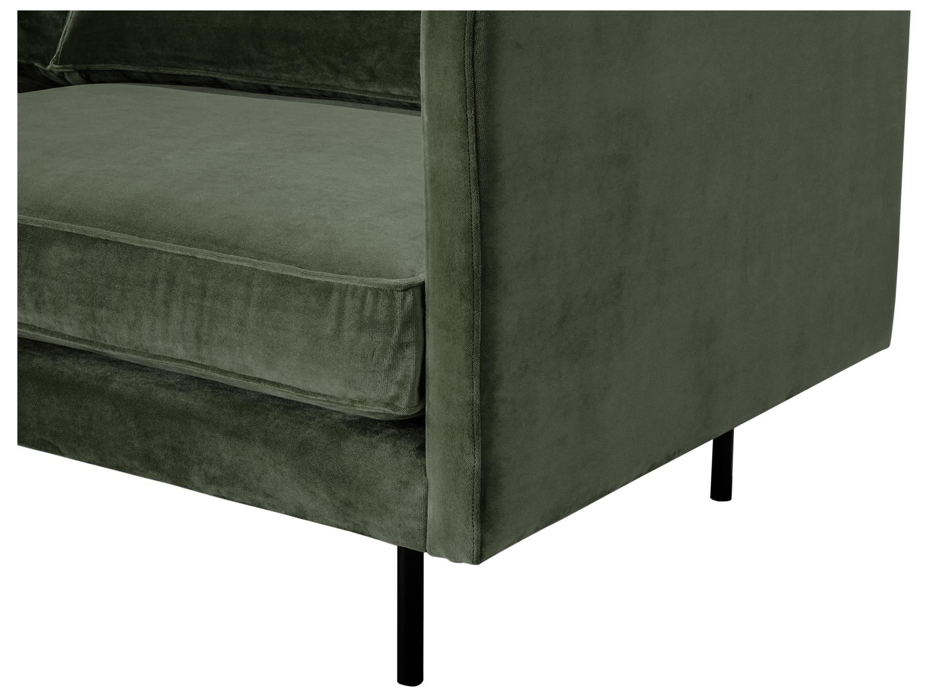 Moe's Home Raphael Forest Green Upholstered Sofa
