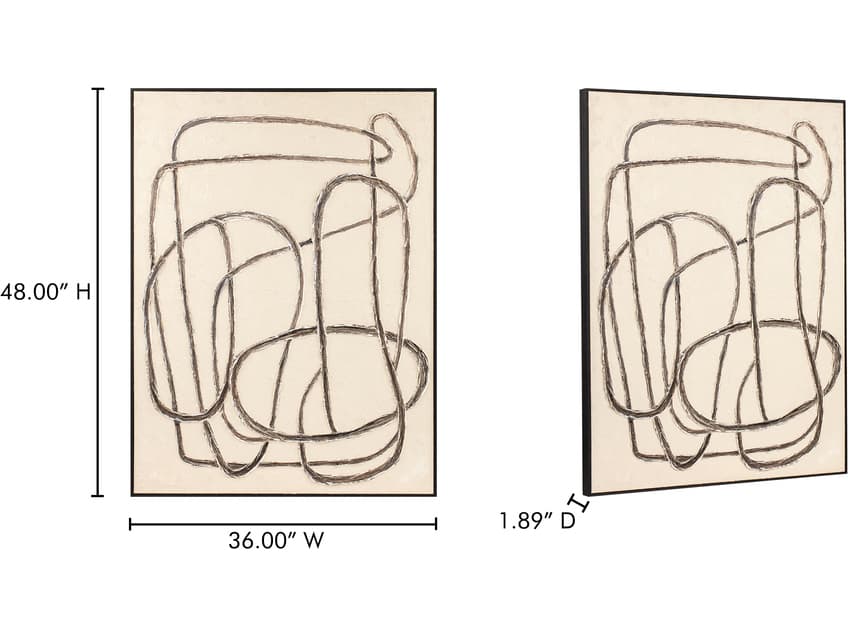 Moe's Home Encounters Canvas Wall Art