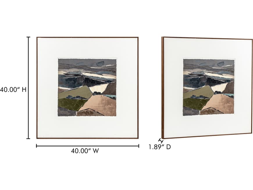 Moe's Home Vale Framed Painting