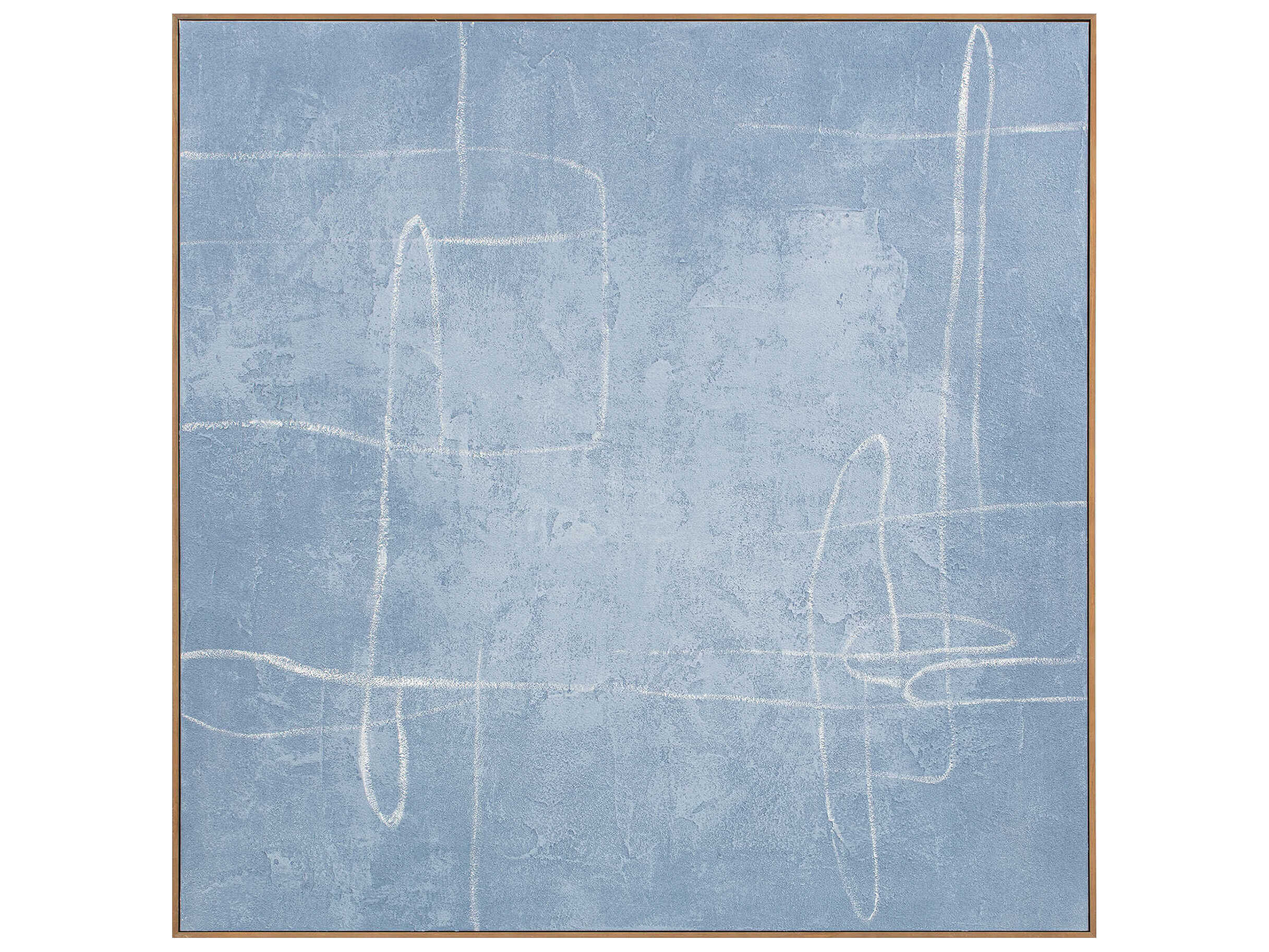 Moe's Home Notion Blue Framed Painting