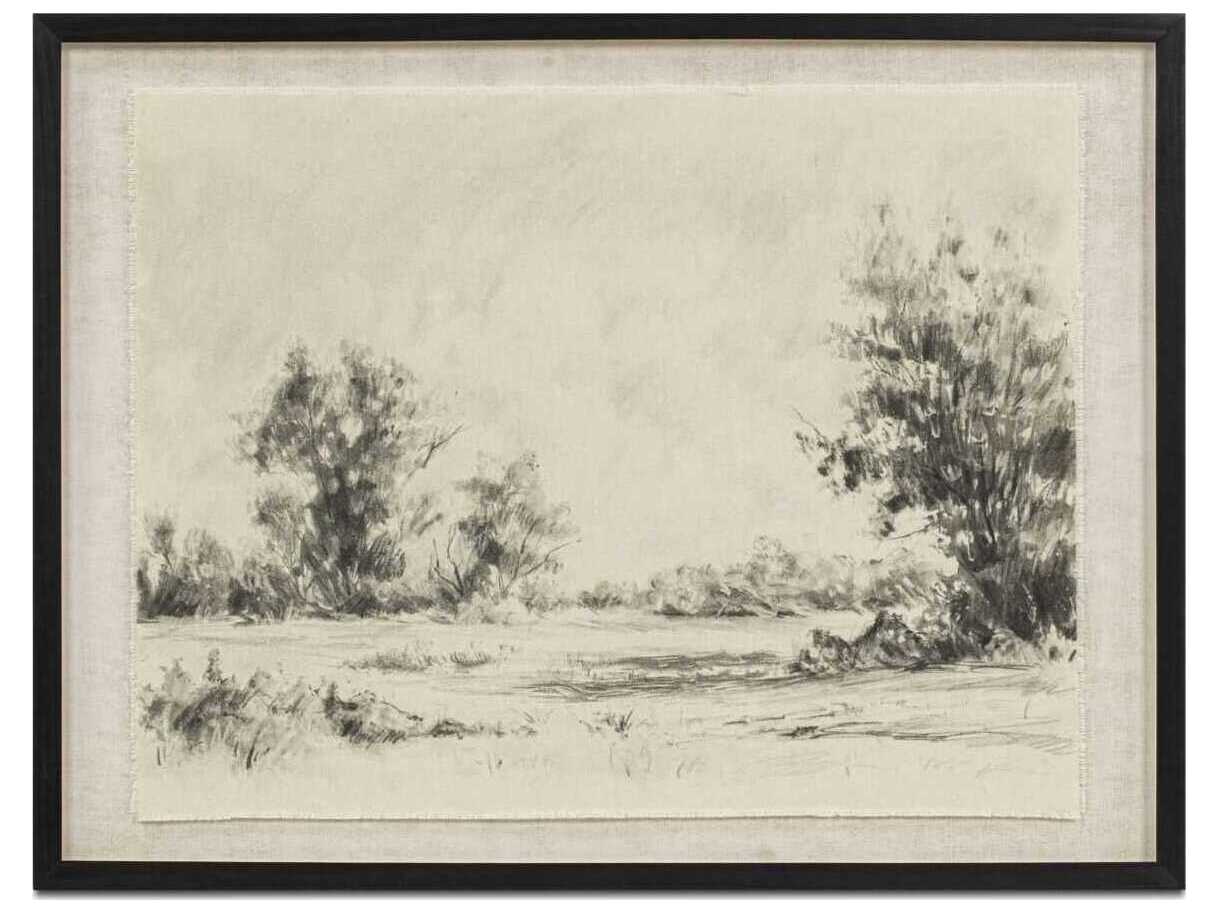 Moe's Home Briar Framed Print on Linen