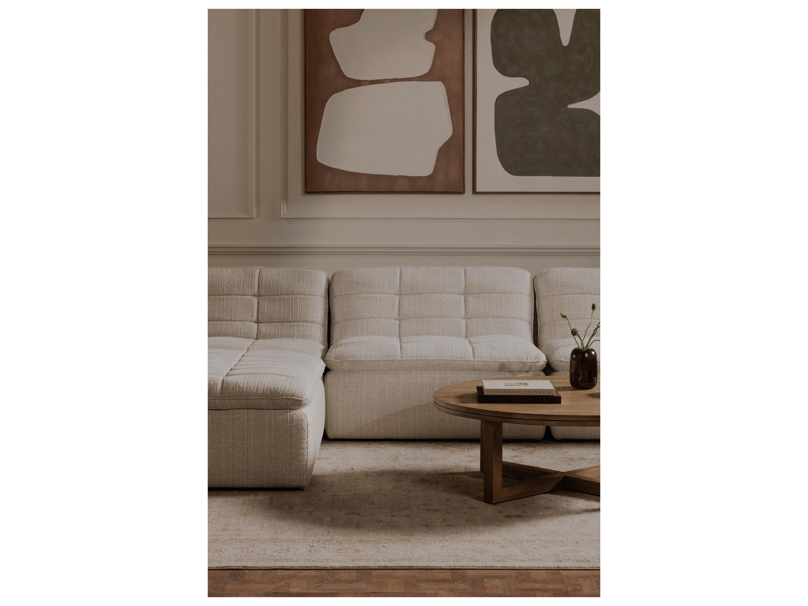 Moe's Home Lino Beige Modular Chair