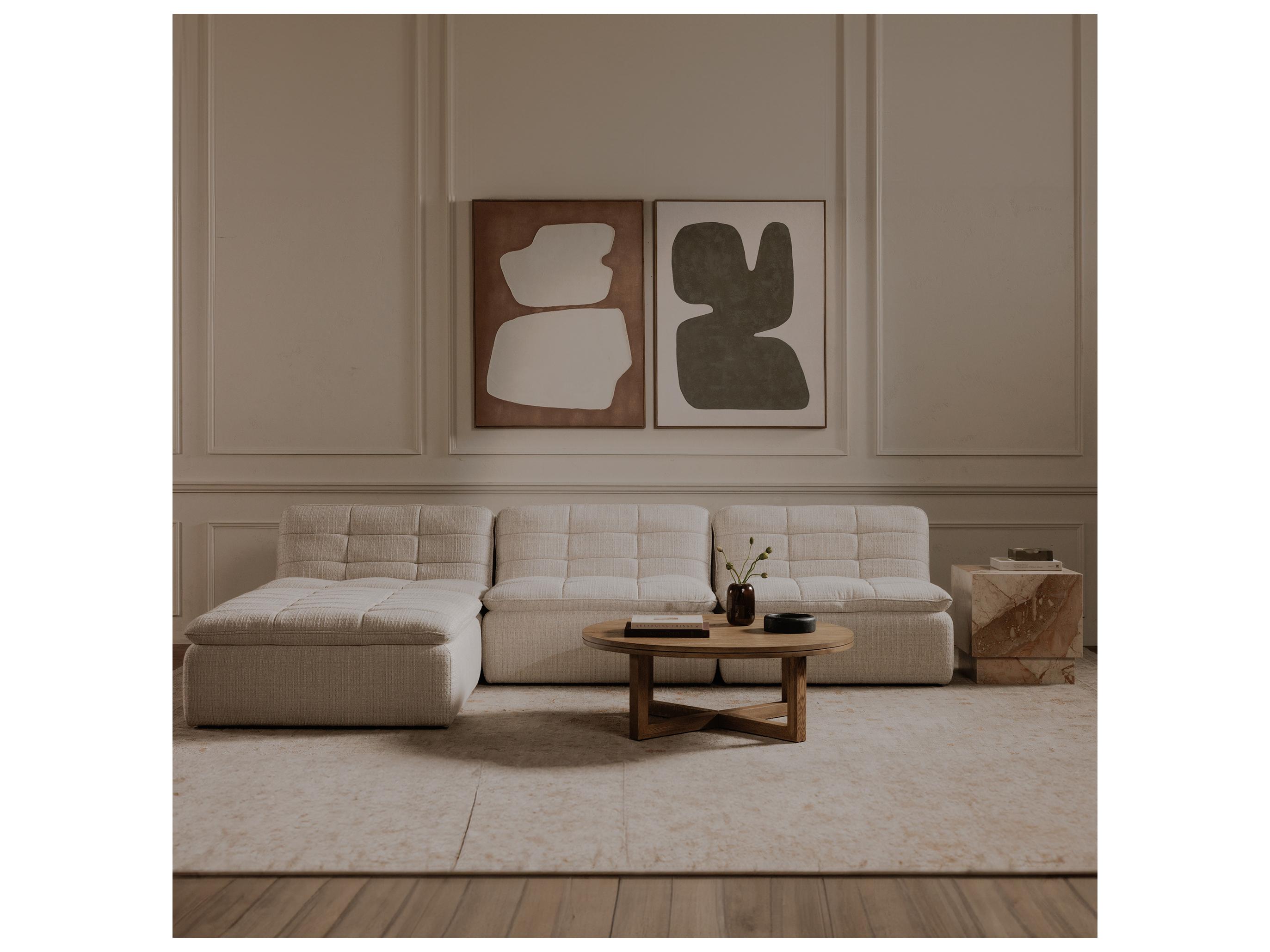 Moe's Home Lino Beige Modular Chair