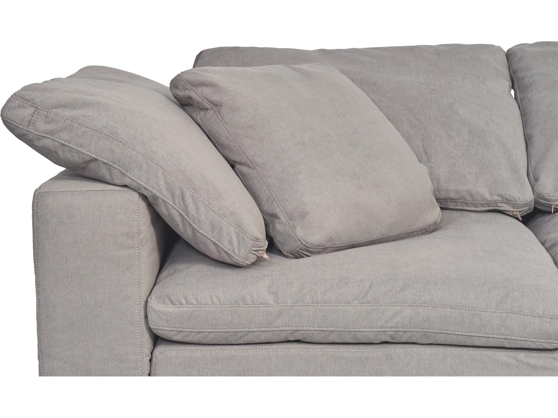 Moe's Home Clay Modular Sofa Light Grey