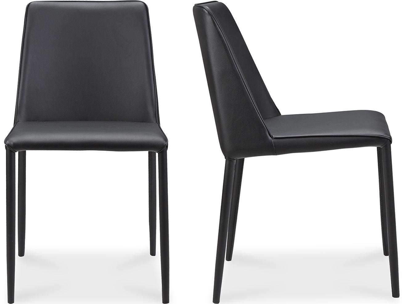 Moe's Home Gray Upholstered Side Dining Chair - Set of Two