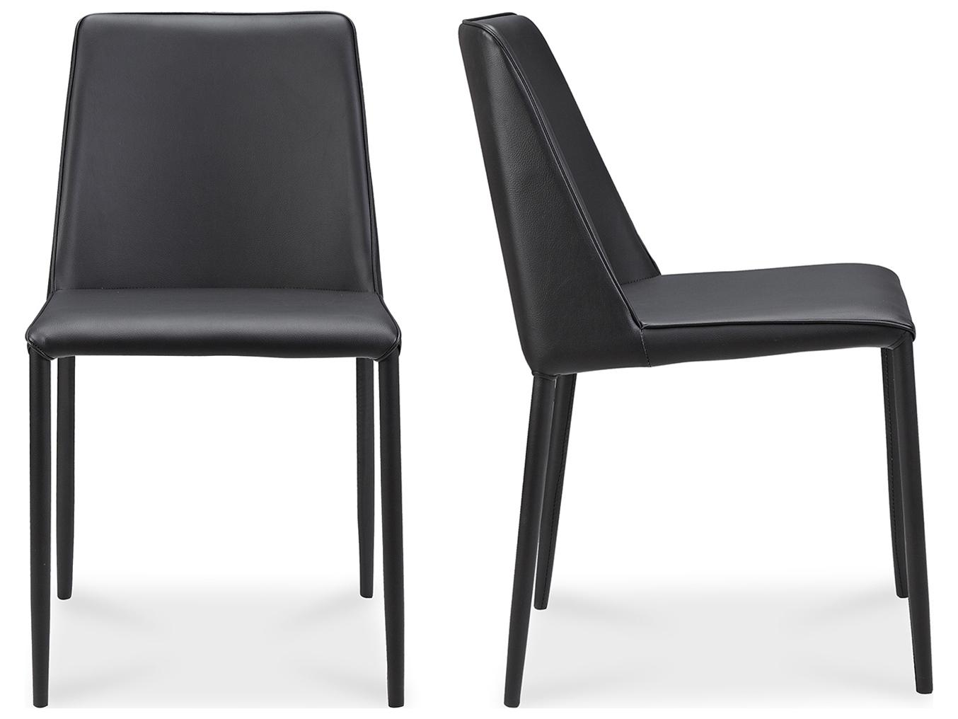 Moe's Home Gray Upholstered Side Dining Chair - Set of Two