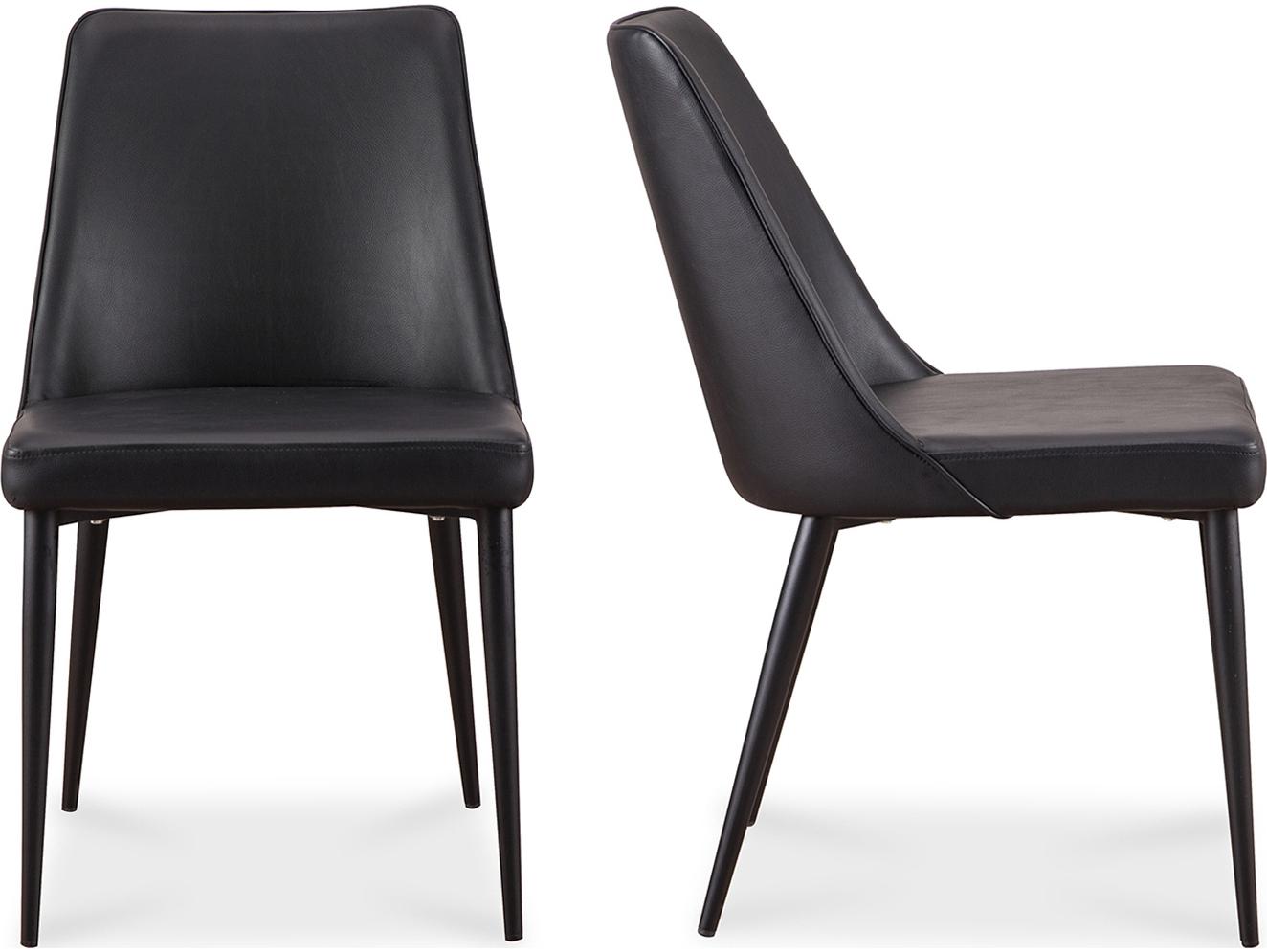 Moe's Home Black Side Dining Chair - Set of Two