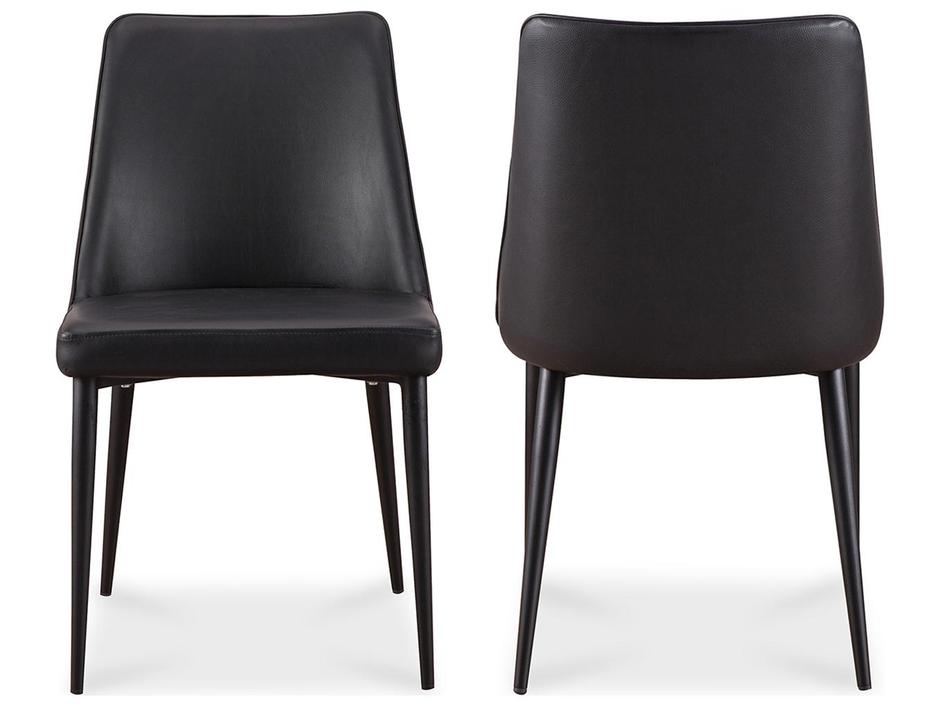 Moe's Home Black Side Dining Chair - Set of Two