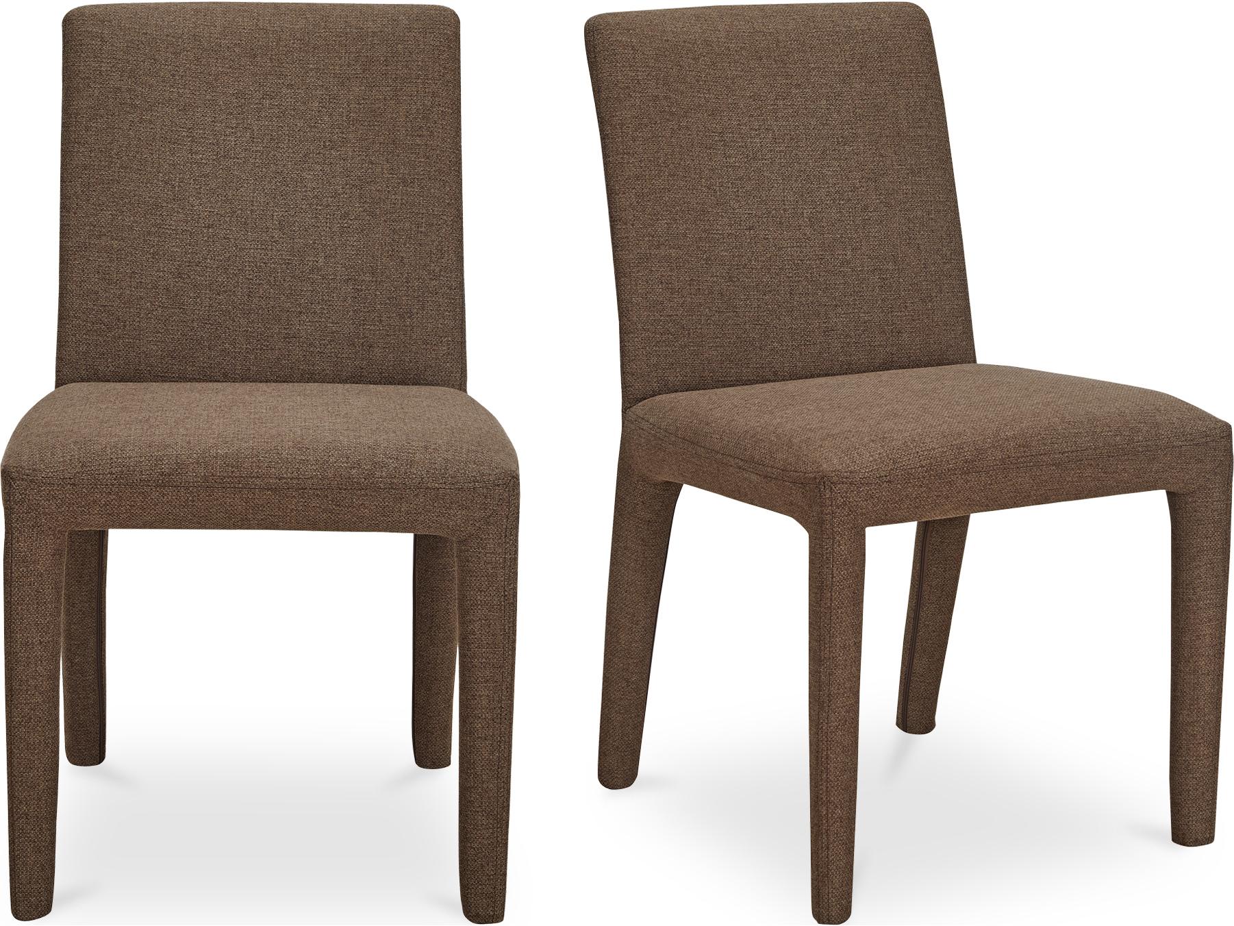 Moe's Home Monte Dining Chair Brown Set of 2 - Set of Two