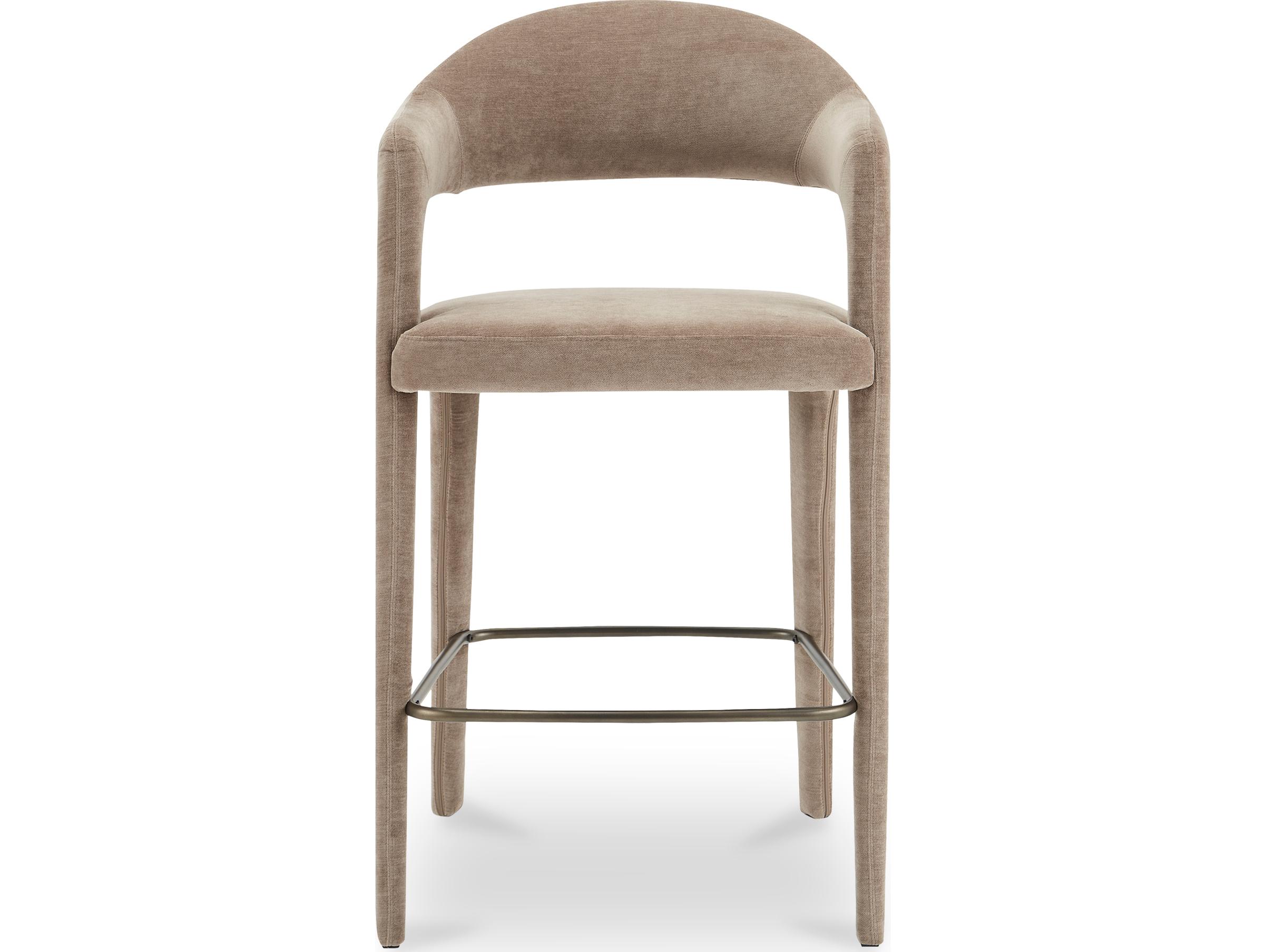 Moe's Home Martens Camel Upholstered Plywood Bar Stool