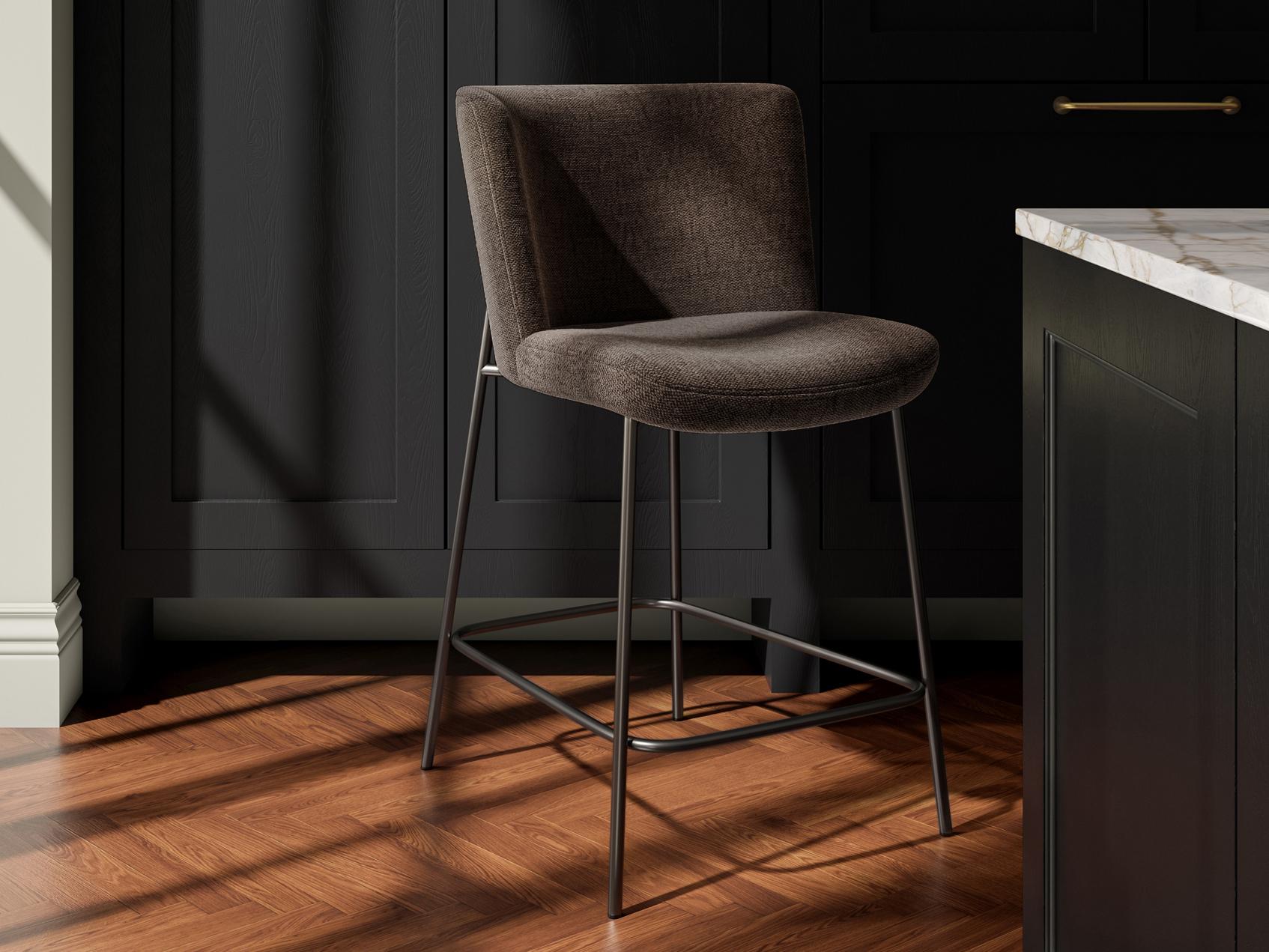 Moe's Home Early Dark Brown Counter Stool