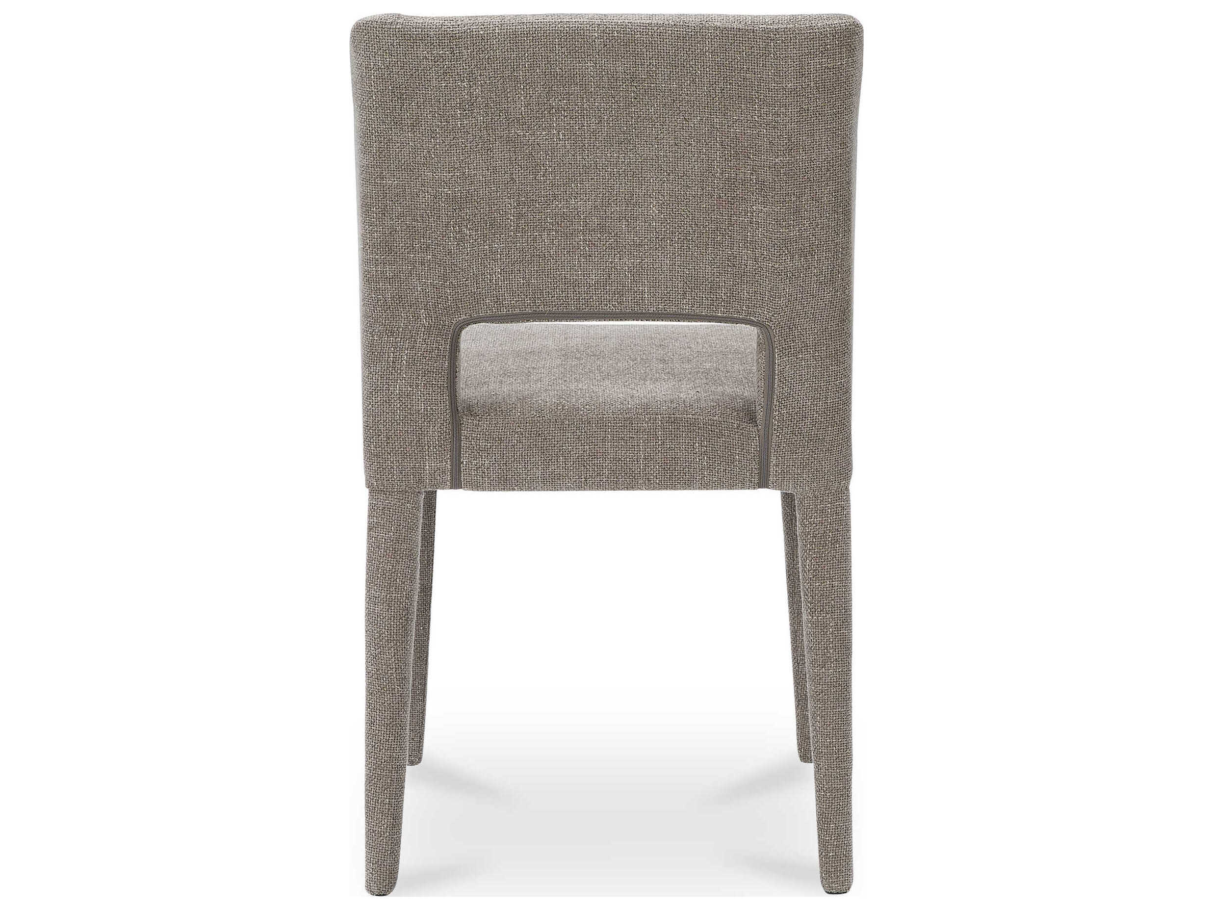 Moe's Home Joyce Plywood Brown Upholstered Armless Dining Chair Set of 2