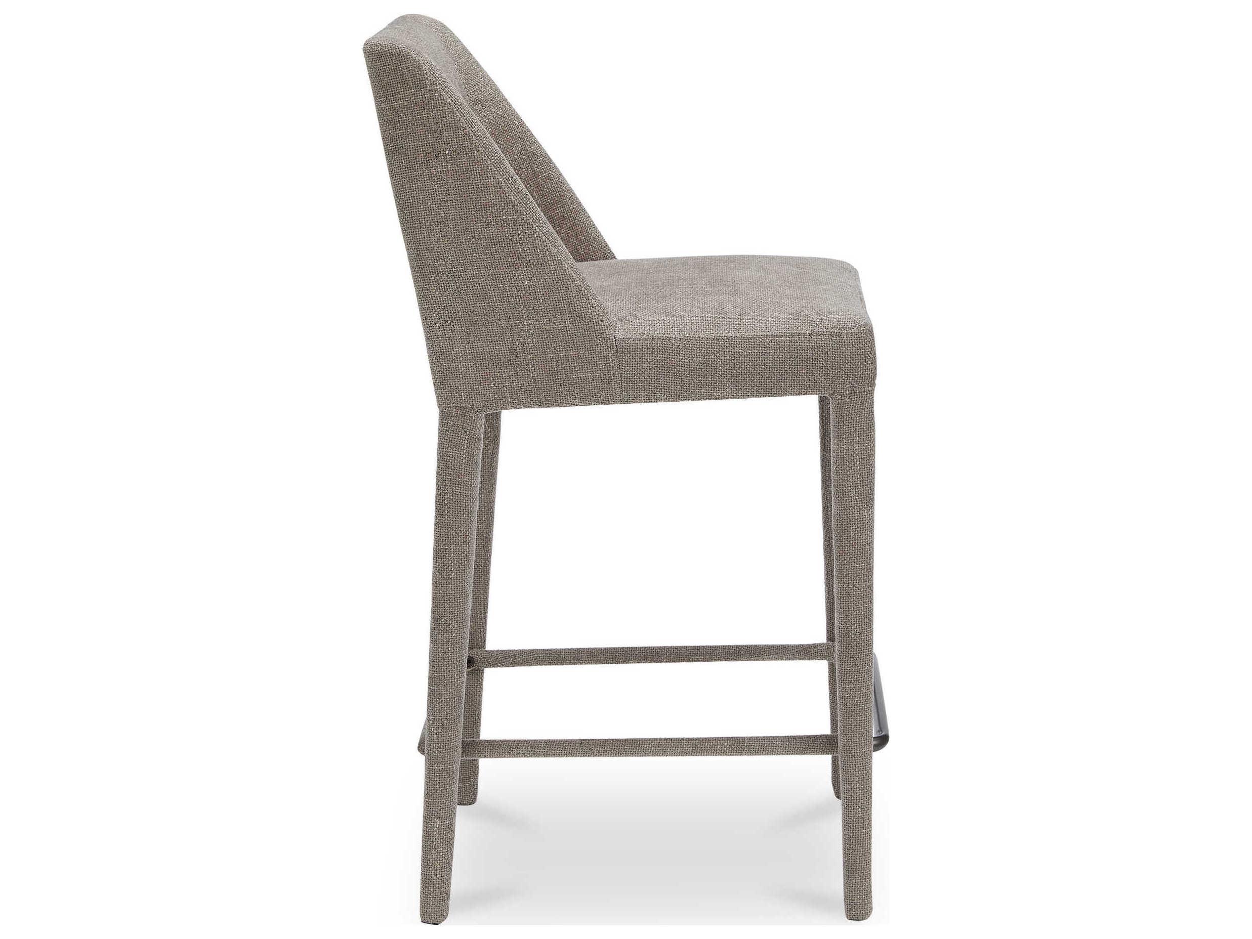 Moe's Home Joyce Mocha Upholstered Plywood Counter Stool