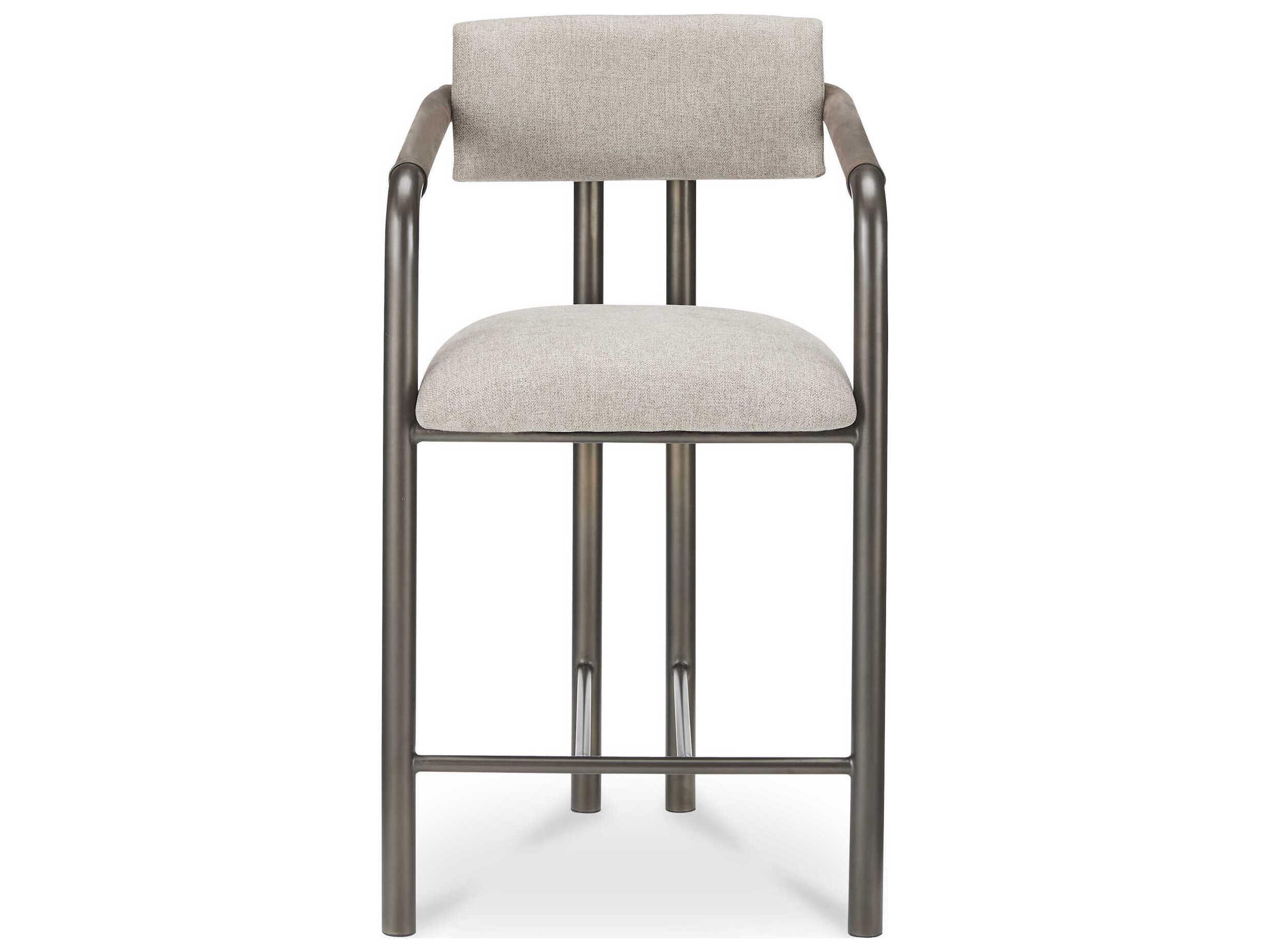 Moe's Home Cassidy Light Brown Upholstered Plywood Counter Stool