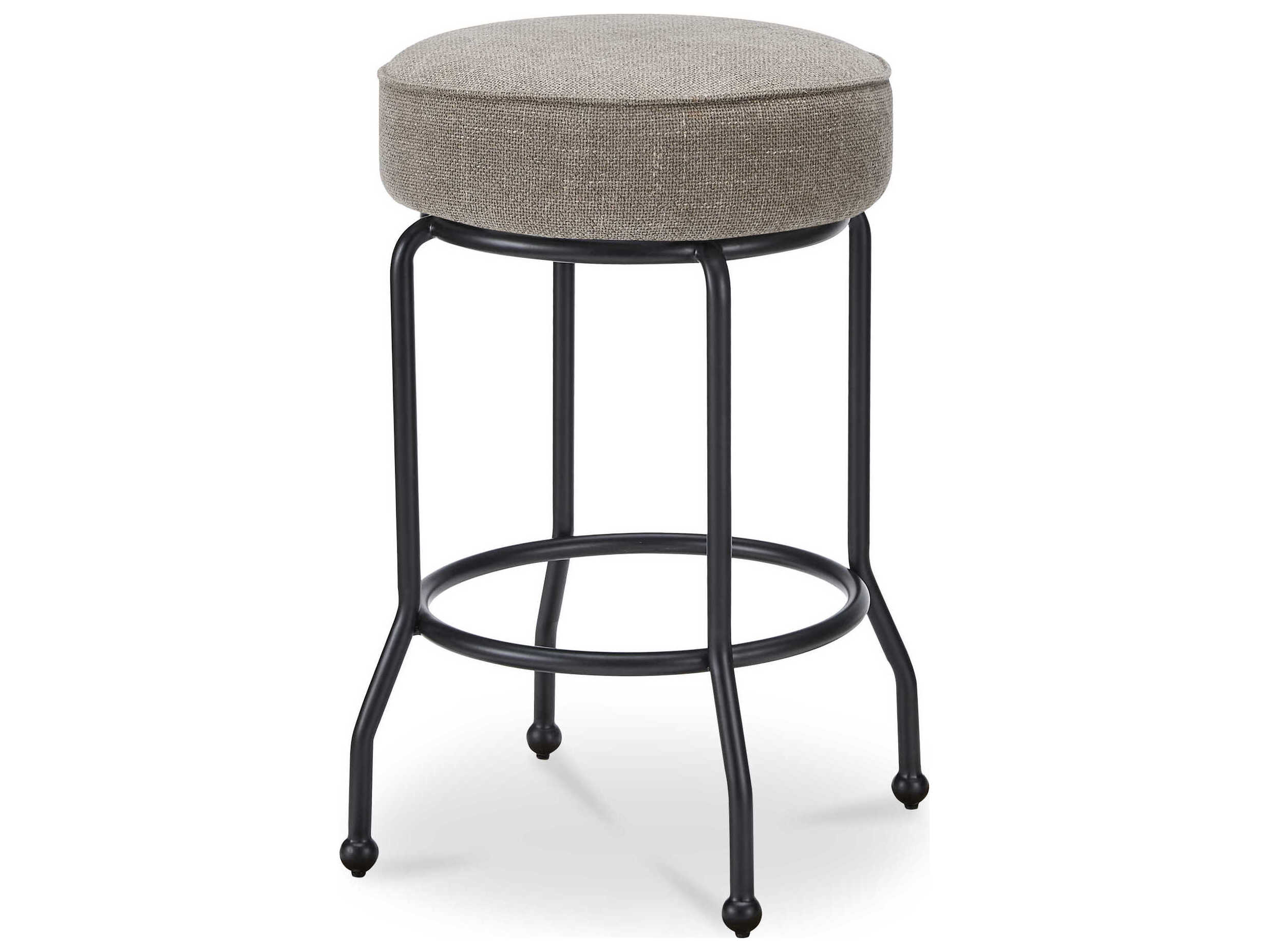 Moe's Home Kelsey Brown Upholstered Swivel Plywood Counter Stool