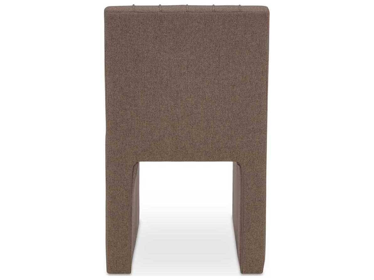 Moe's Home Sally Brown Upholstered Armless Dining Chair