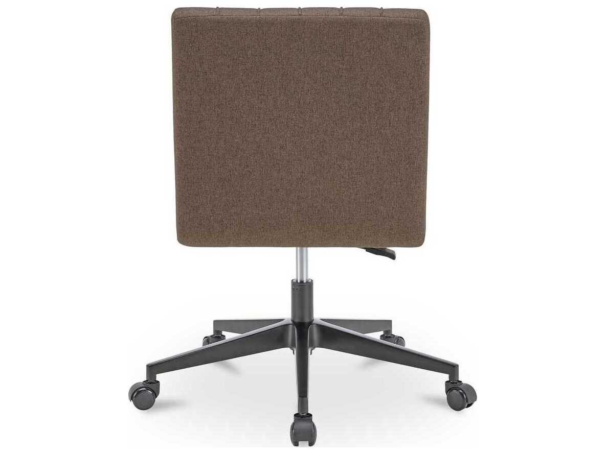 Moe's Home Sally Upholstered Adjustable Swivel Computer Office Chair