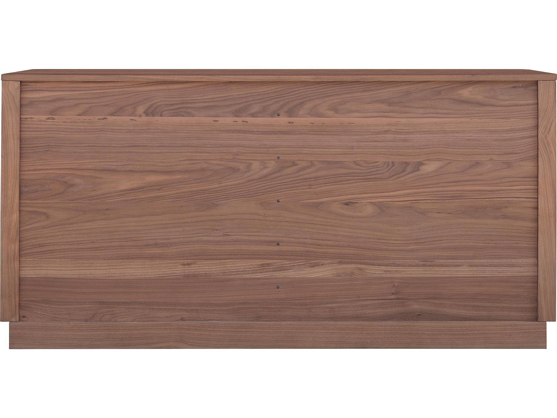 Moe's Home Round Off 6-Drawers Rubberwood Double Dresser