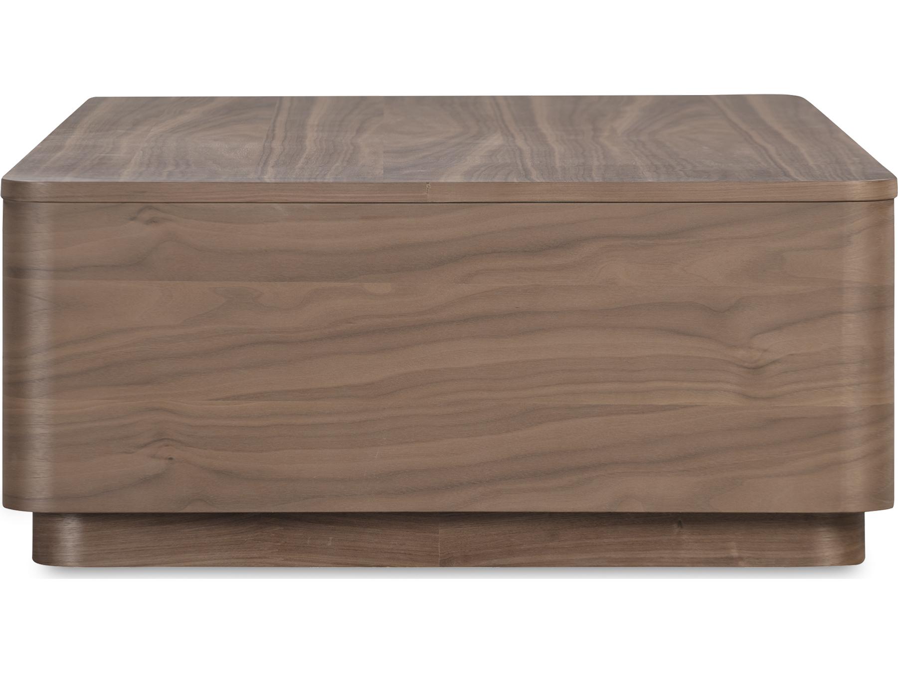 Moe's Home Round Off Rectangular Wood Brown Coffee Table