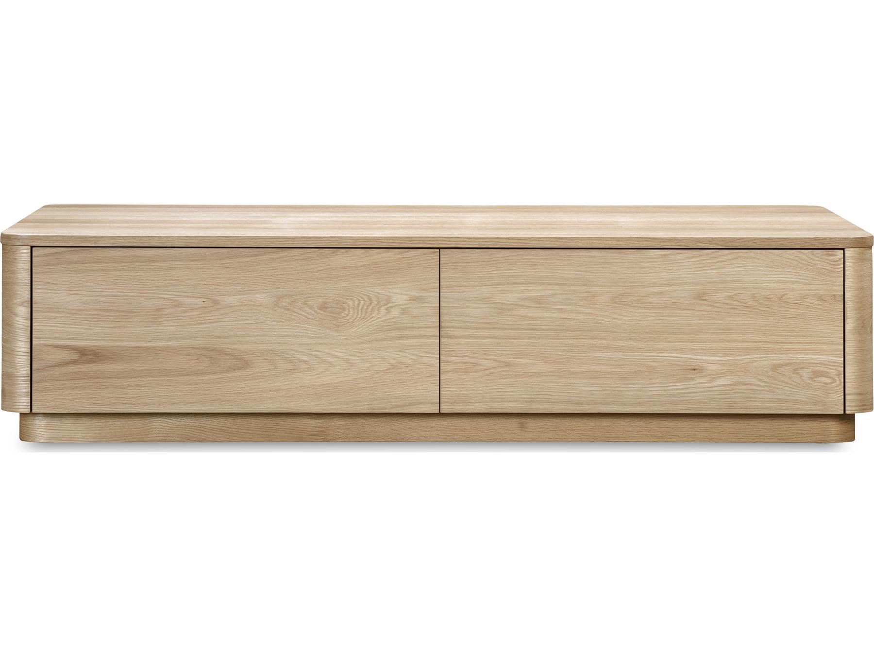 Moe's Home Round Off Rectangular Wood Natural Coffee Table