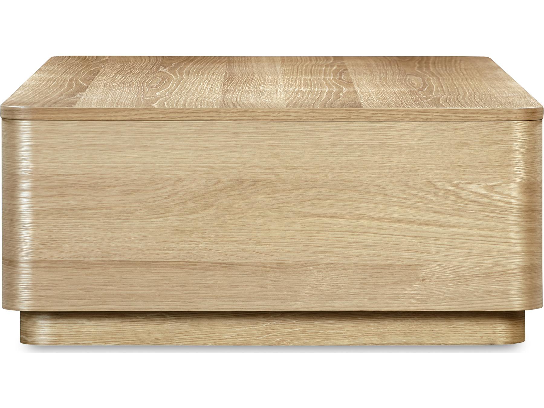Moe's Home Round Off Rectangular Wood Natural Coffee Table