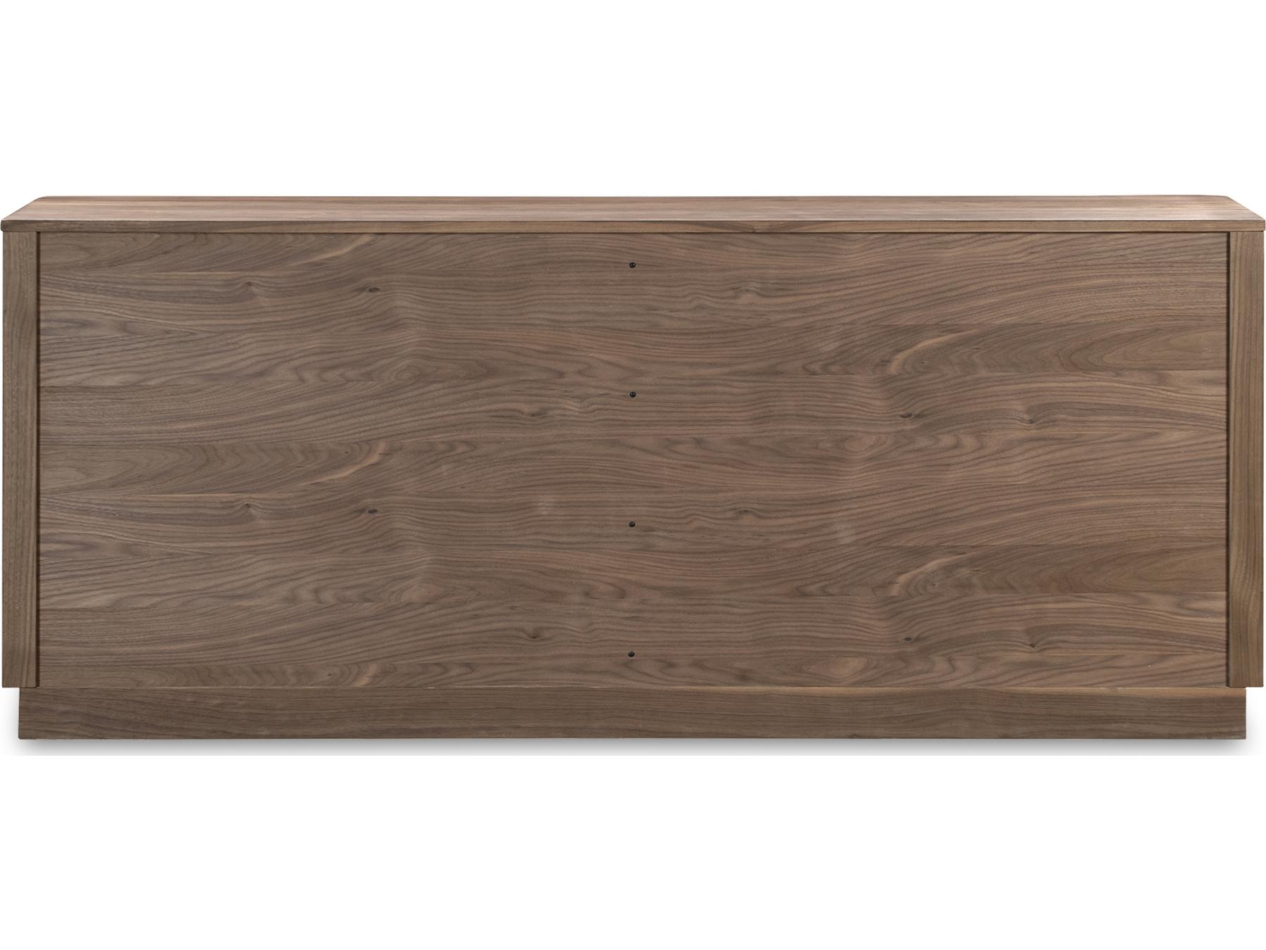Moe's Home Round Off 72" Rubberwood Brown Sideboard