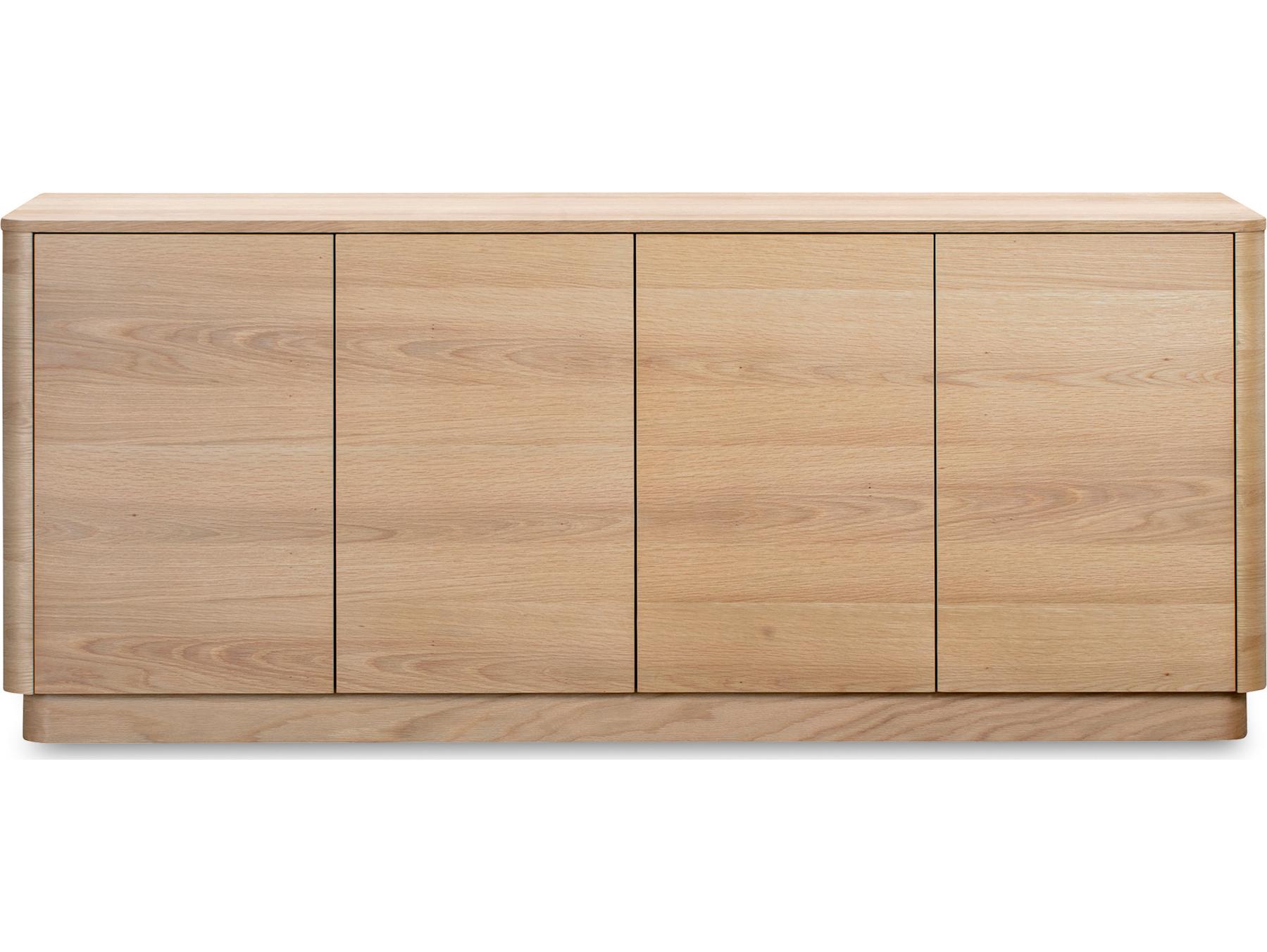Moe's Home Round Off 72" Oak Wood Natural Sideboard